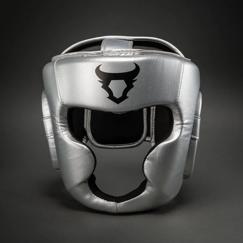 ringhorns-charger-by-venum-kopfschutz-silber-schwarz image 1