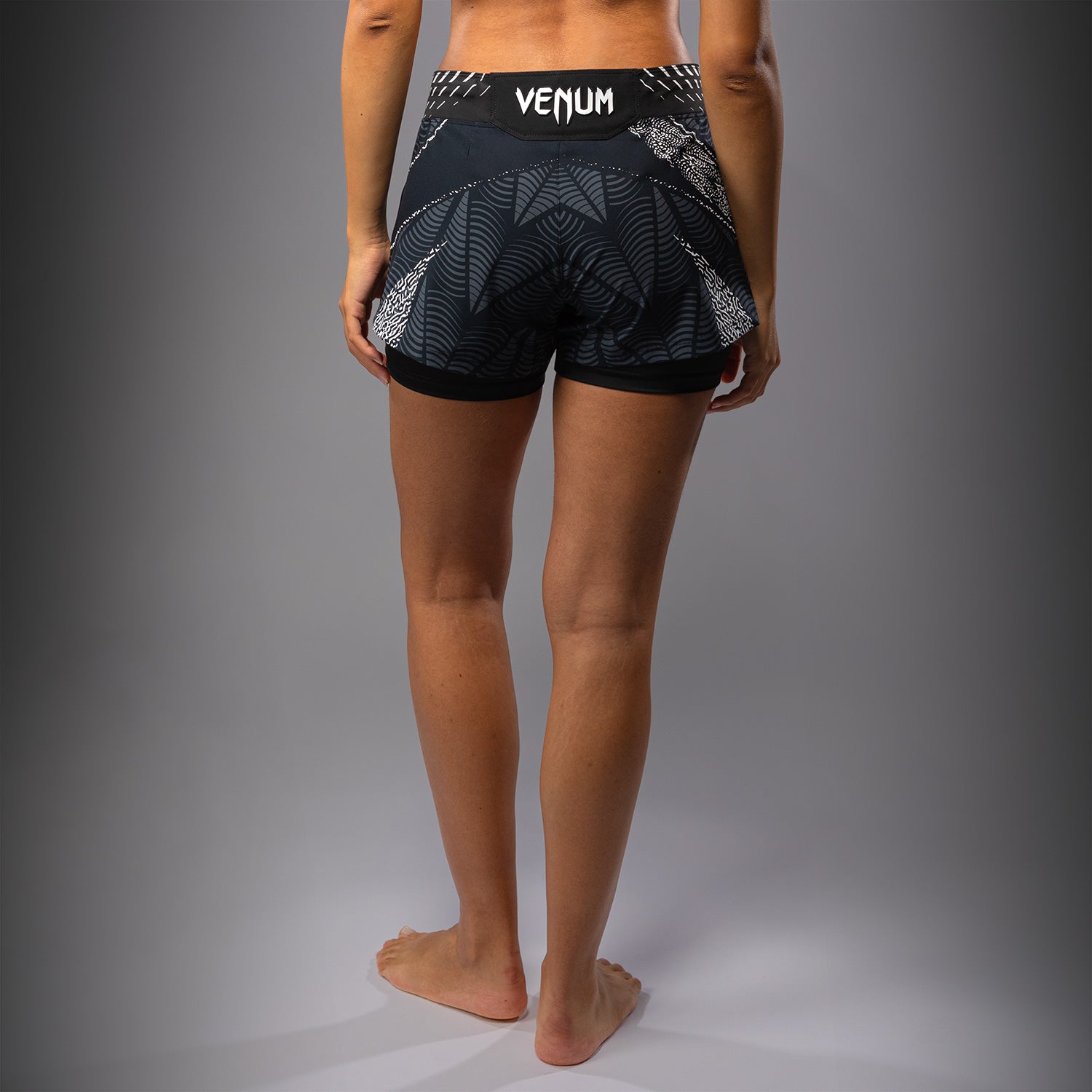 ufc-zenith-by-venum-authentic-fight-night-fight-short-damen-kurz-schwarz image 5