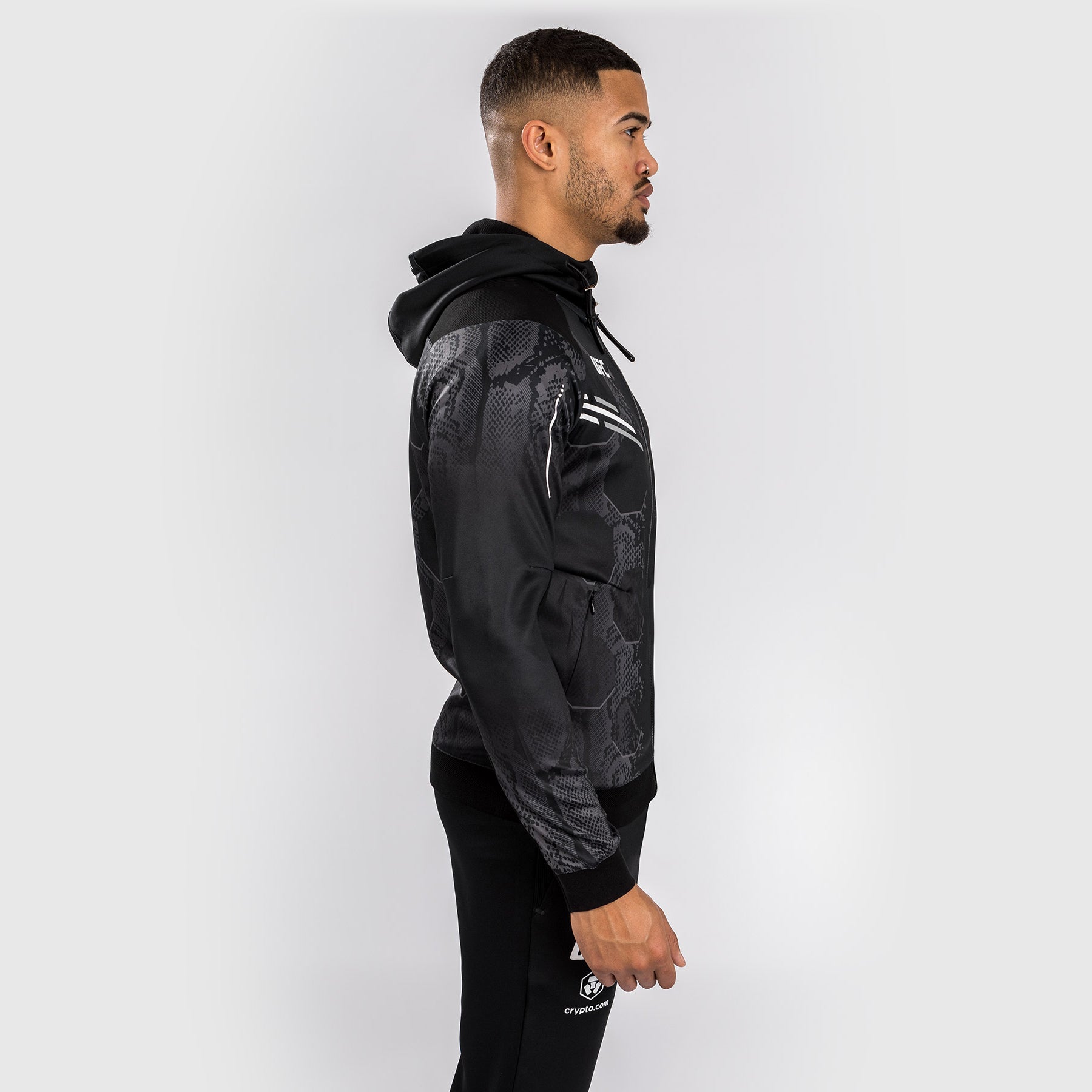 ufc-adrenaline-by-venum-authentic-fight-night-walkout-hoodie-herren-schwarz image 2