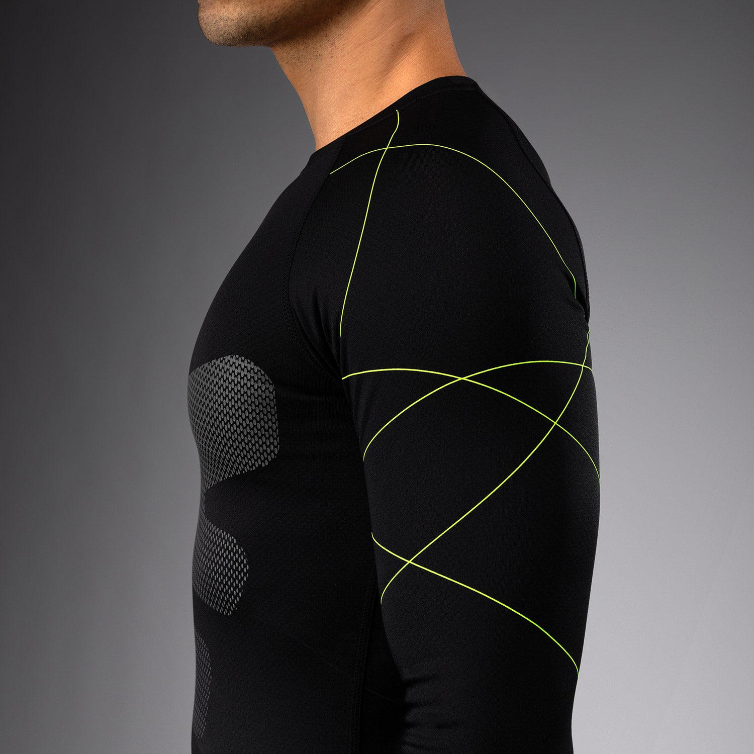 venum-training-camp-4-0-langarm-rashguard-herren-schwarz-neongr-n image 7