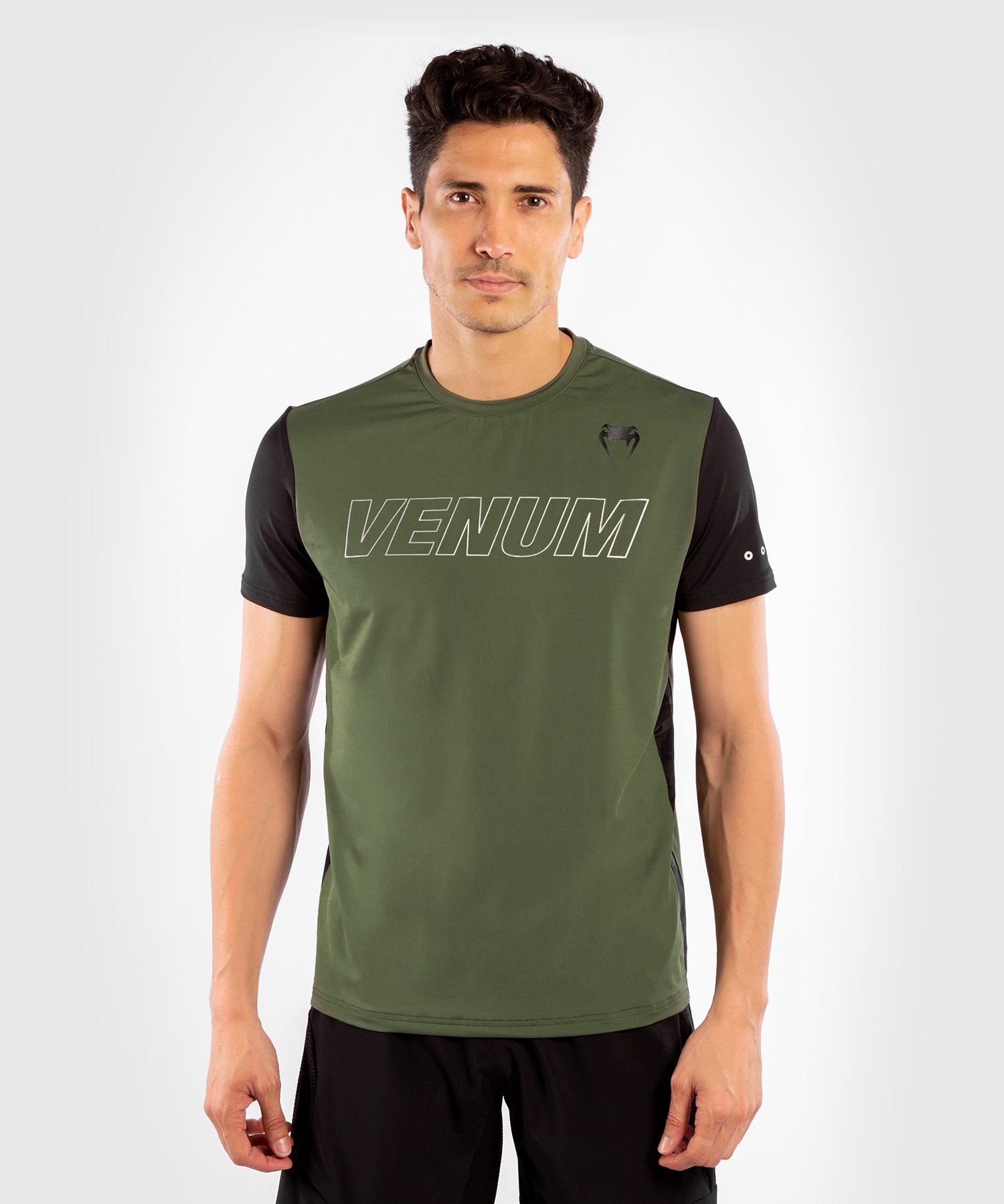 venum-classic-evo-dry-tech-t-shirt-khaki-silber image 1