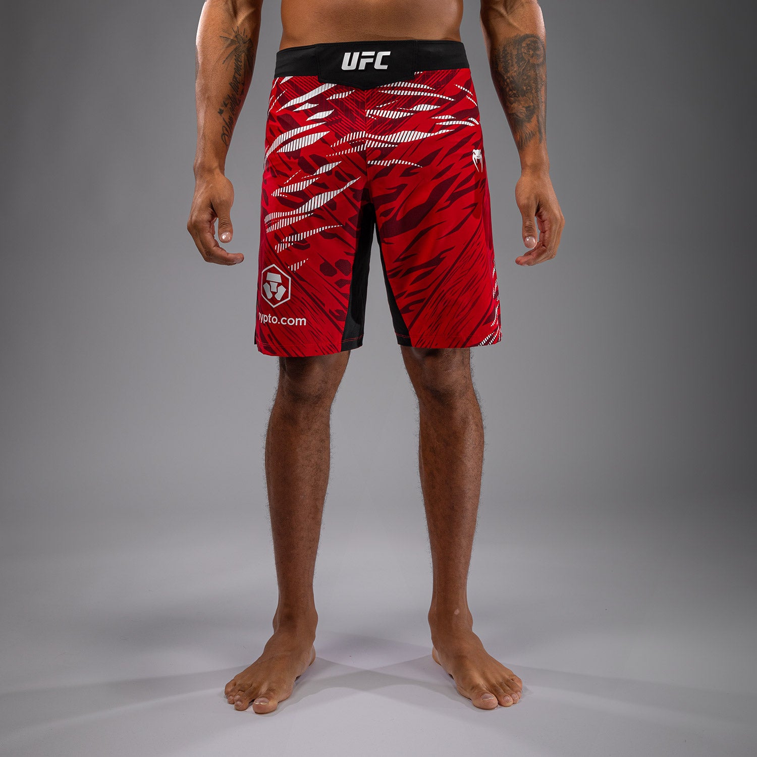 ufc-fusion-by-venum-authentic-fight-night-herren-fight-short-long-fit-rot image 1