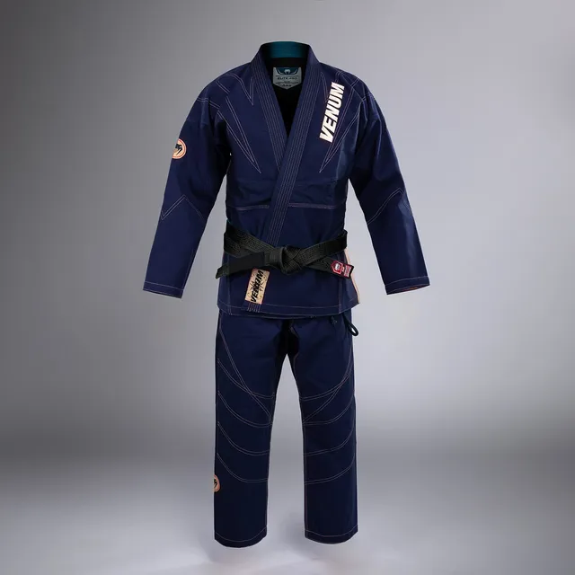 venum-elite-5-0-bjj-gi-450-gsm-unisex-marine-blau image 1