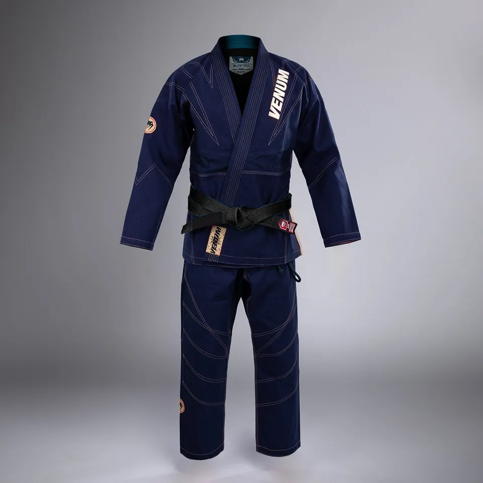 venum-elite-5-0-bjj-gi-450-gsm-unisex-marine-blau image 1