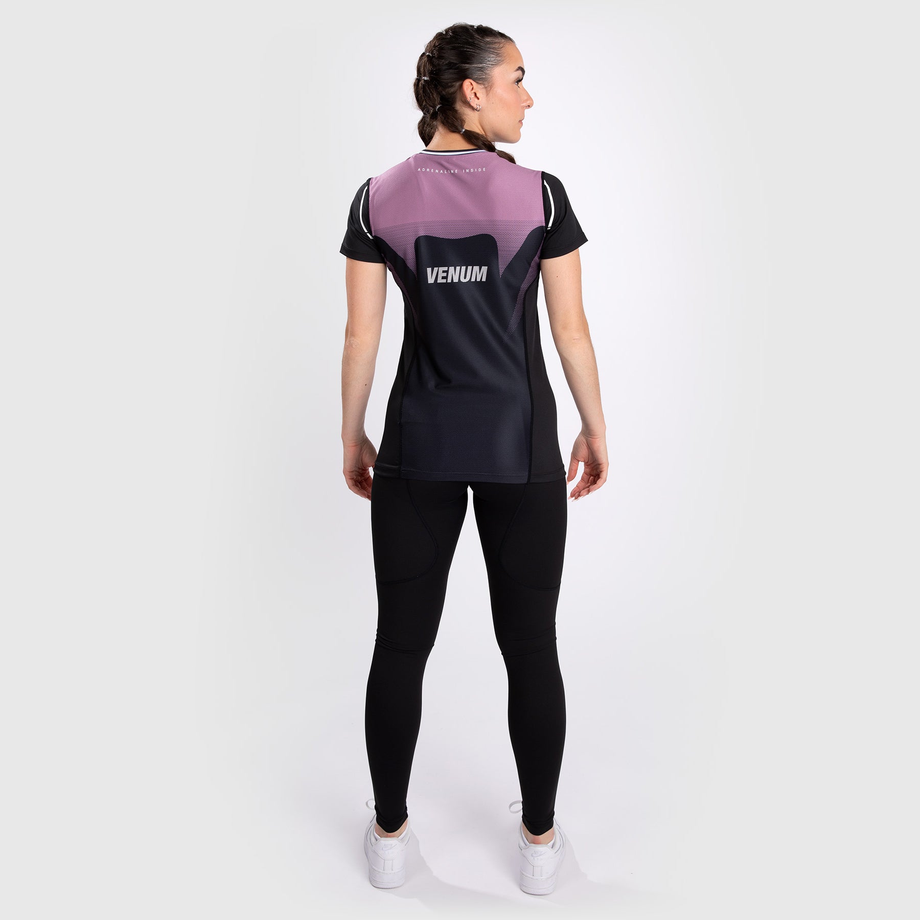 venum-adrenaline-frauen-dry-tech-t-shirt-purple-schwarz image 3