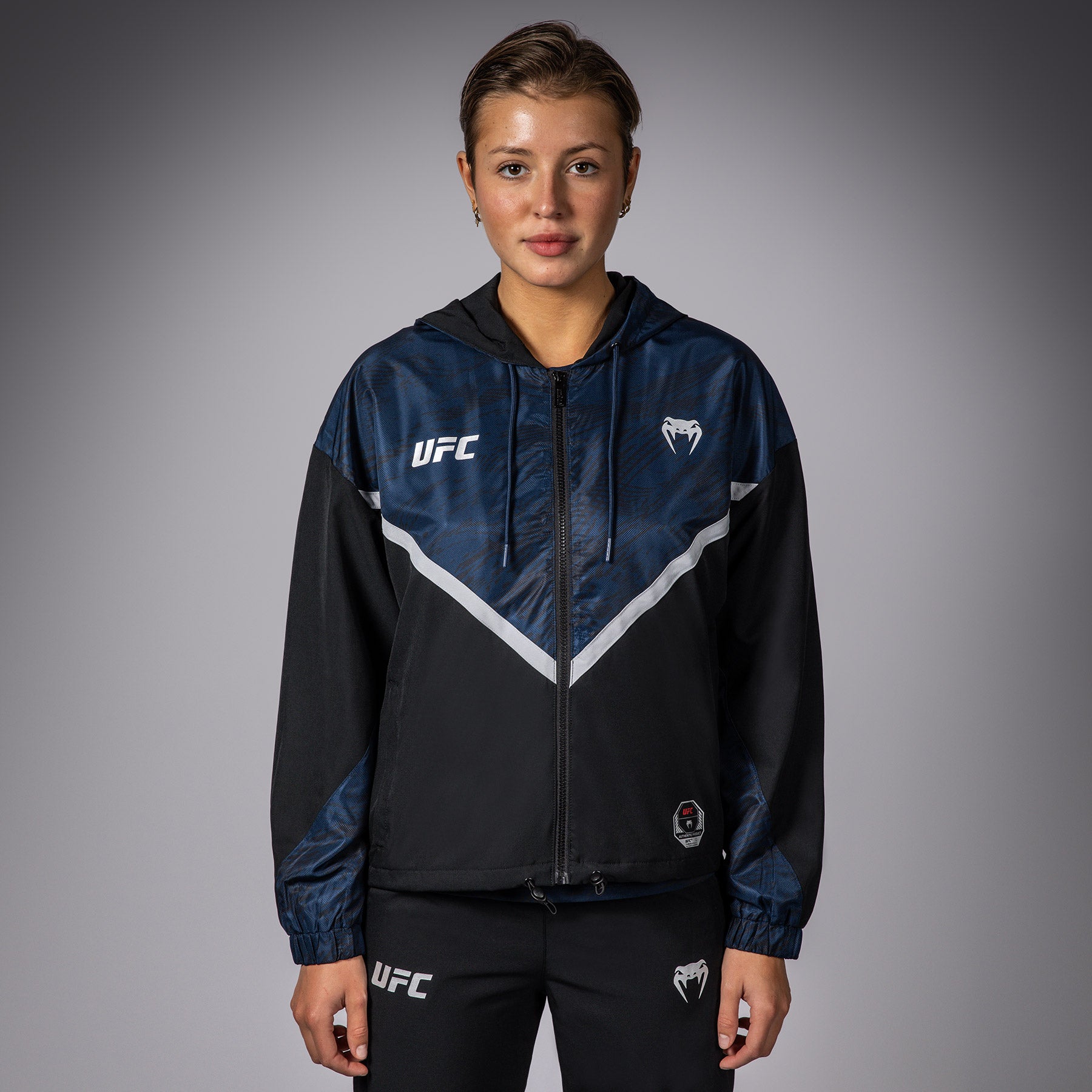 ufc-fusion-by-venum-fight-week-zip-hoodie-damen-ozeanblau image 1