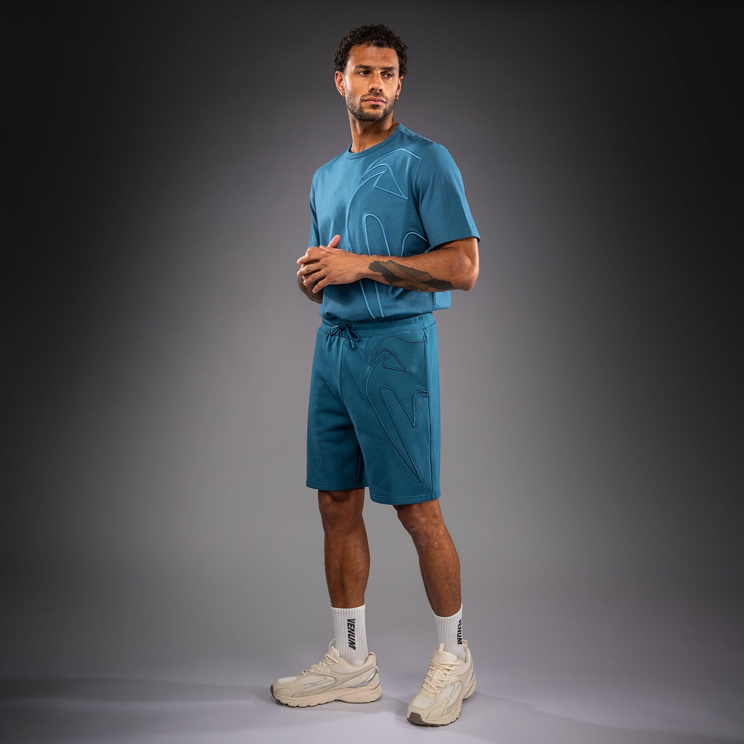 venum-giant-3d-shorts-aus-baumwolle-ozeanblau image 2