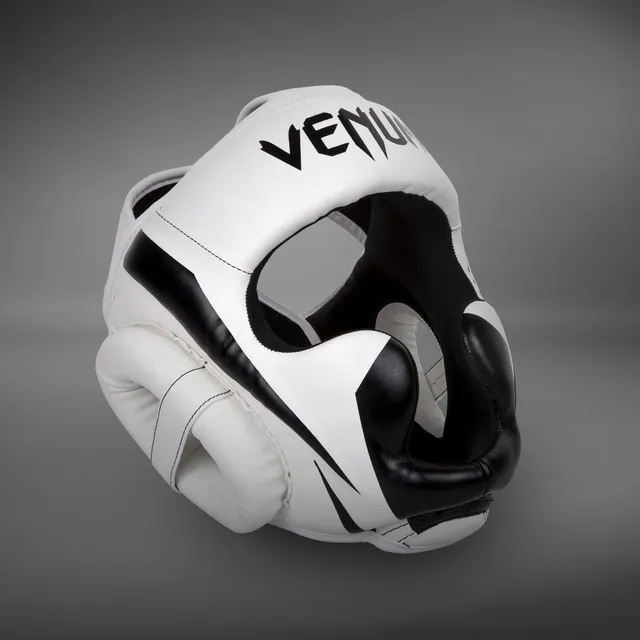 venum-elite-kopfschutz-wei-schwarz image 1