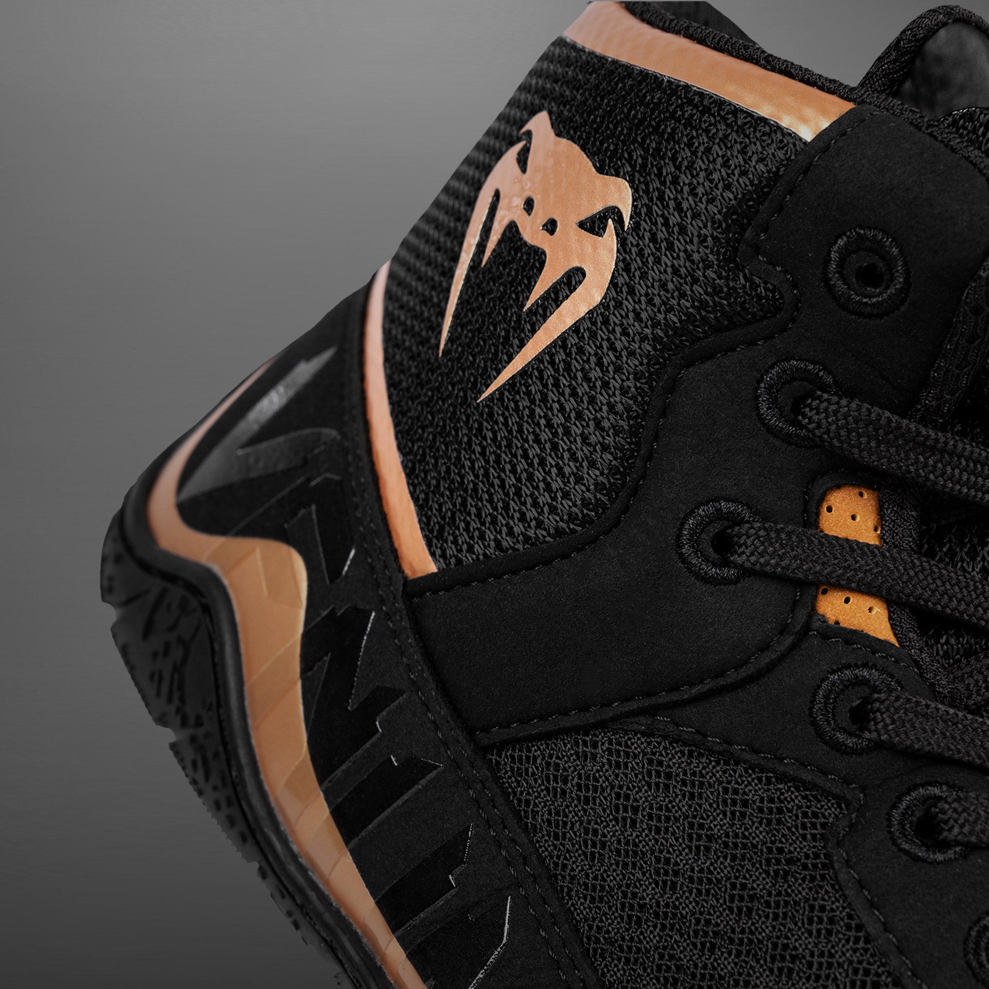 venum-elite-wrestling-schuhe-schwarz-bronze image 6