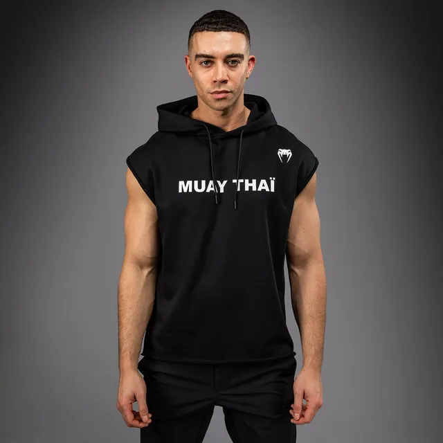 venum-muay-thai-vt-rmelloser-hoodie-herren-schwarz-wei image 1