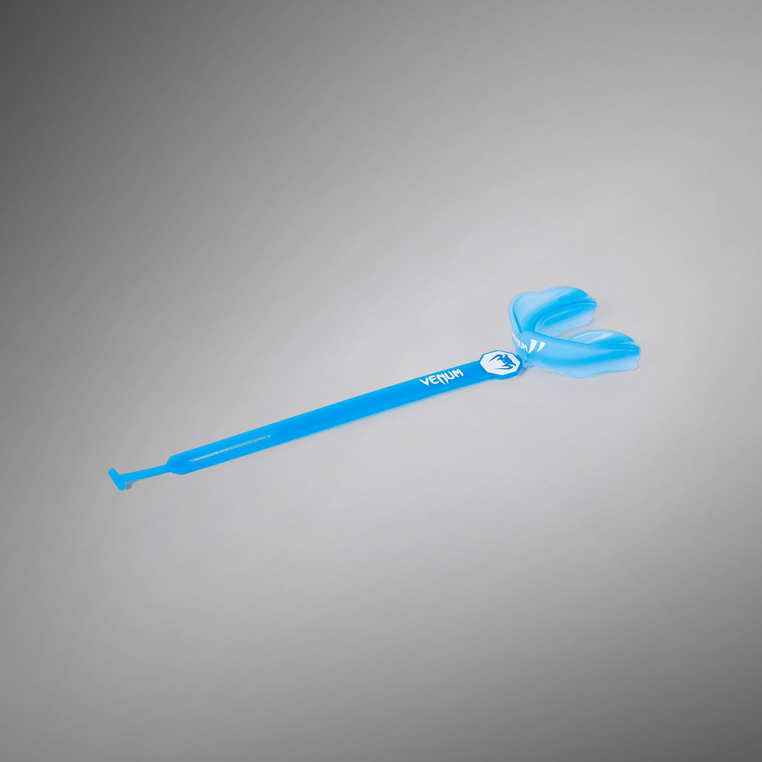 venum-challenger-kinder-mundschutz-blau-transparent-mit-riemen image 3