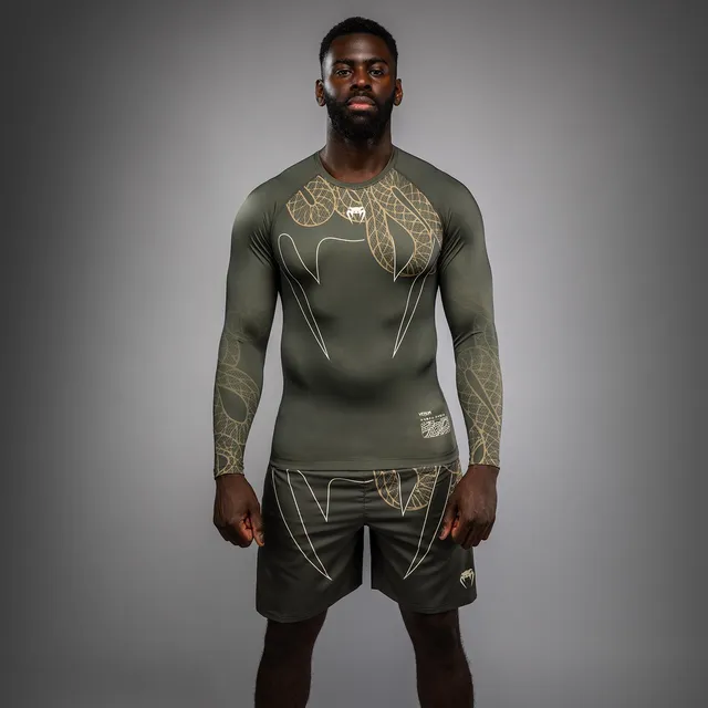 venum-serpenti-langarm-rashguard-khaki-bronze-ivory-herren image 1