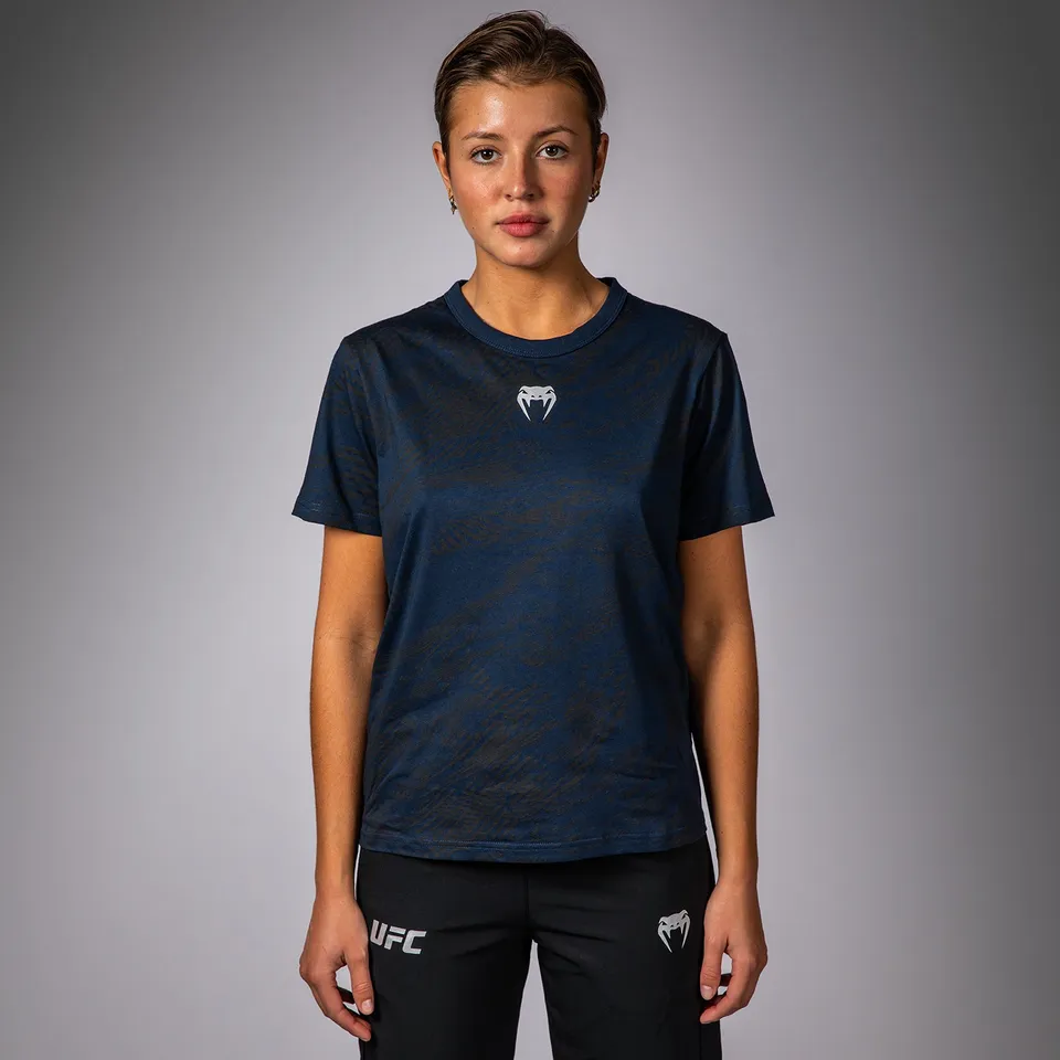 venum-ufc-fusion-by-venum-fight-week-damen-t-shirt-baumwolle-ozeanisches-blau image 1