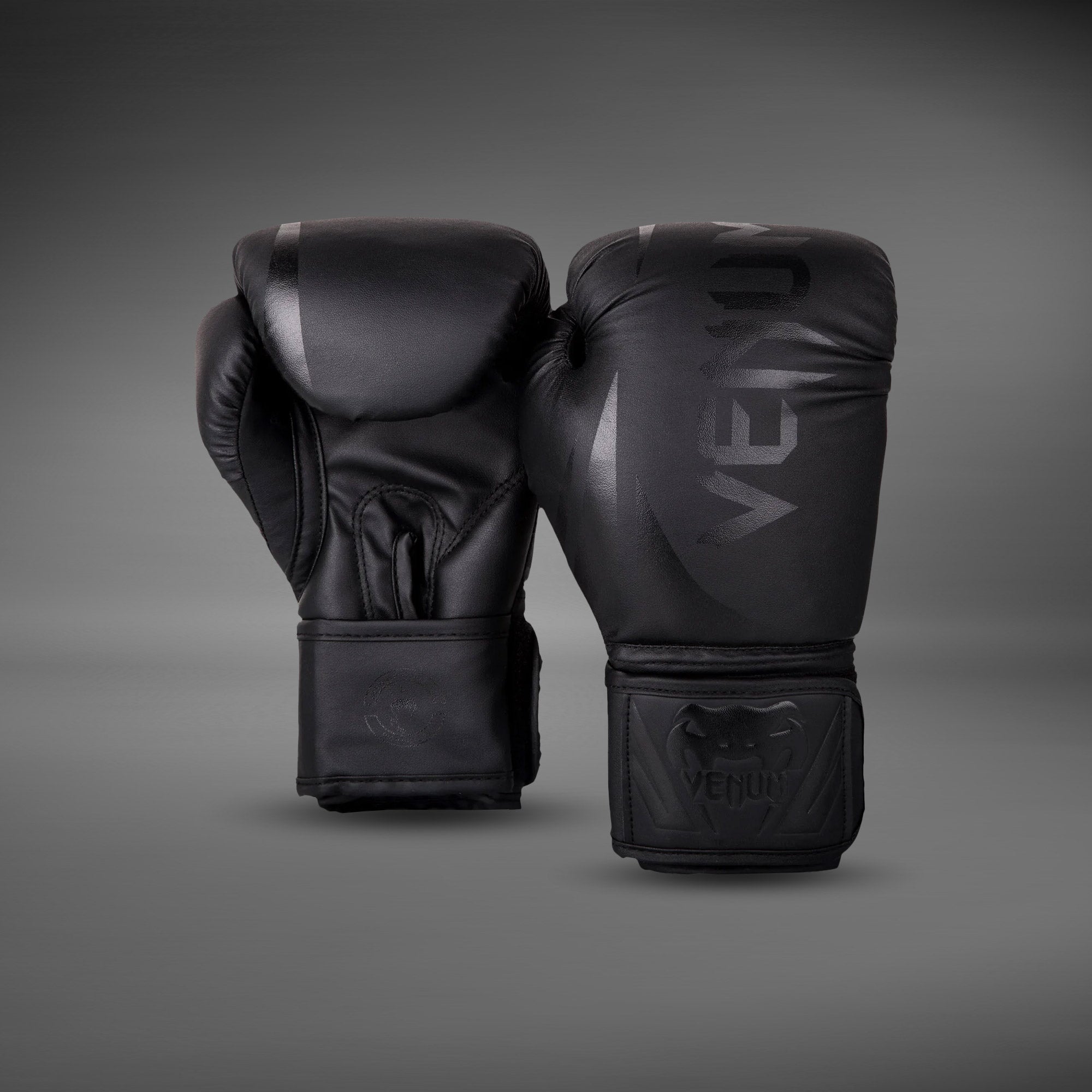 venum-challenger-2-0-kinder-boxhandschuhe-schwarz-schwarz image 1