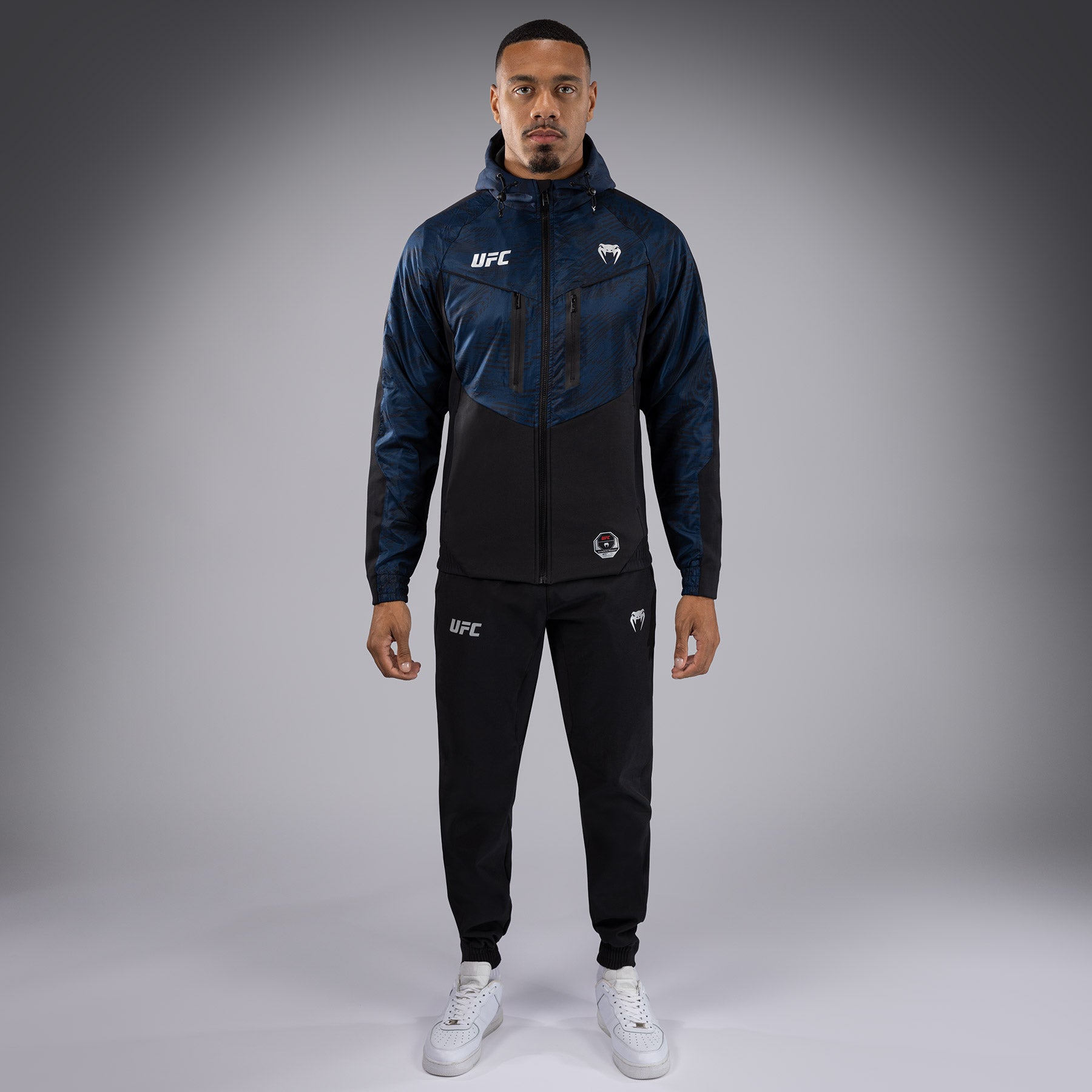 ufc-fusion-by-venum-fight-week-herren-zip-hoodie-ozeanisches-blau image 4