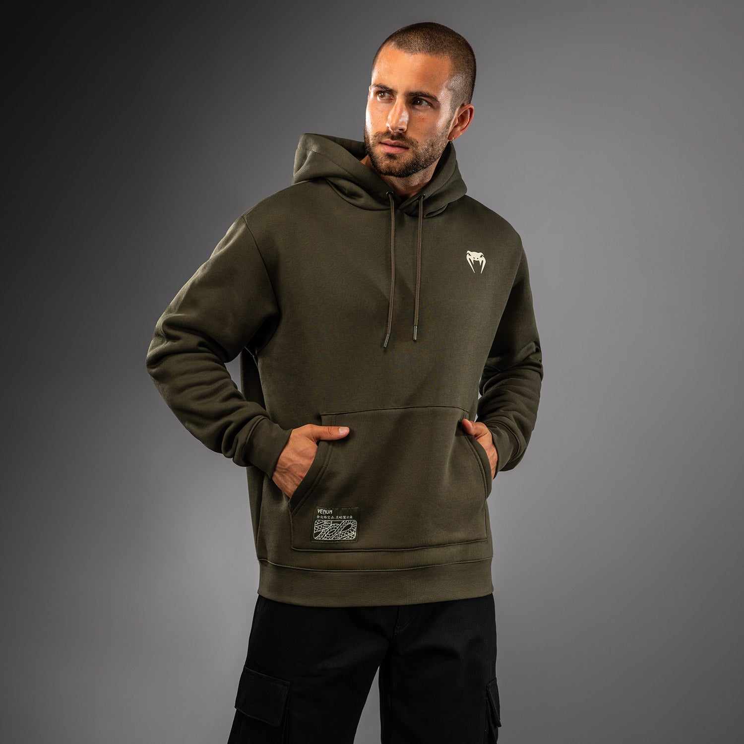 venum-serpenti-hoodie-khaki-bronze-ivory image 2