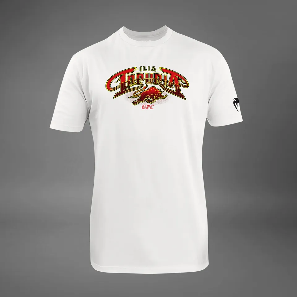 ufc-unrivaled-by-venum-ilia-topuria-t-shirt-herren-wei image 1