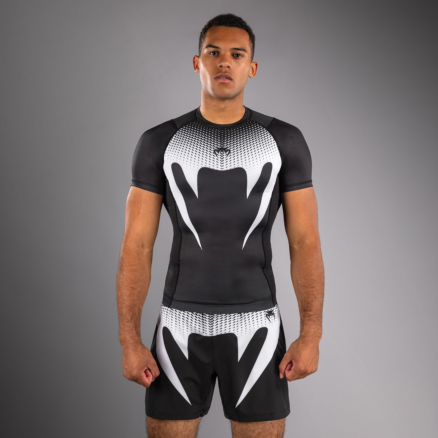 venum-no-gi-rashguard-langarm-ibjjf-herren-schwarz-wei image 1