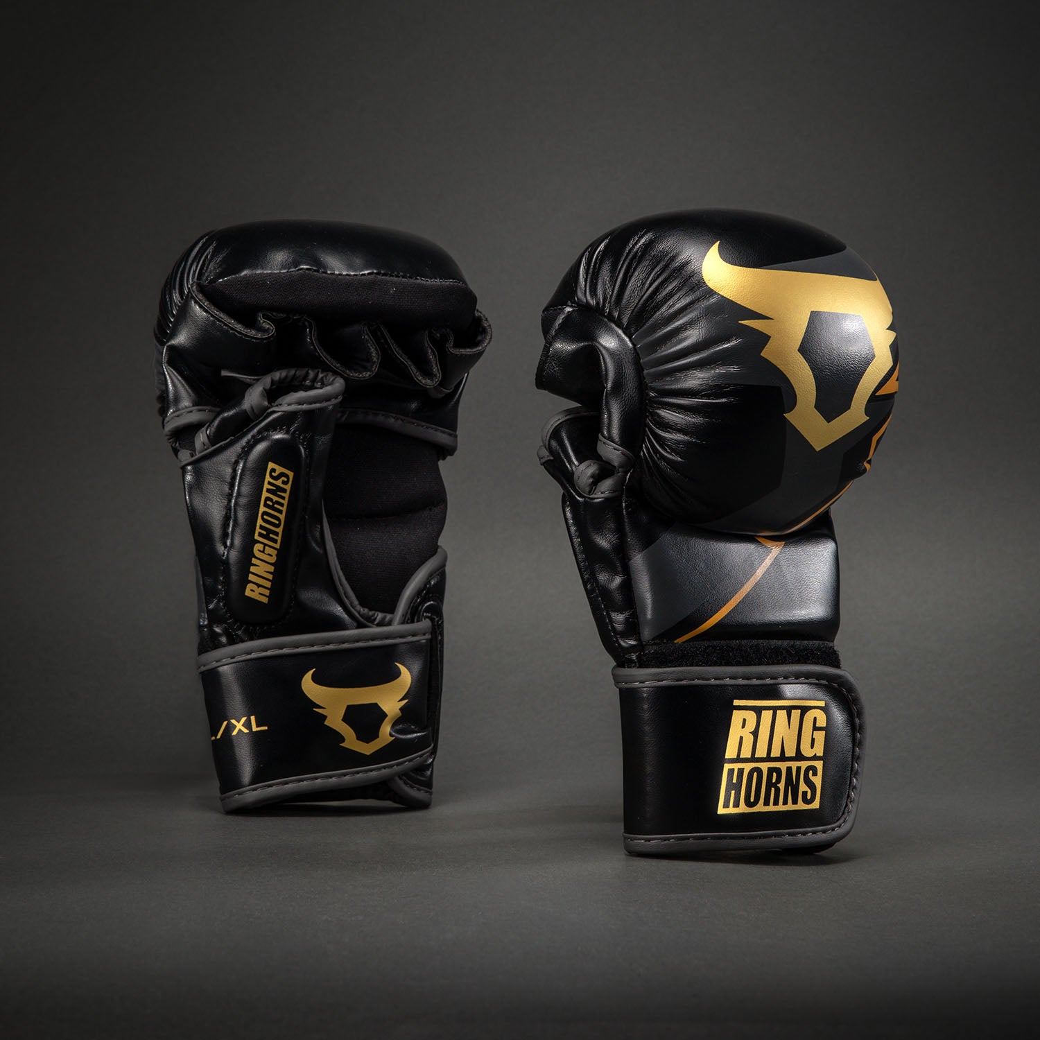ringhorns-charger-by-venum-mma-sparringhandschuhe-schwarz-gold image 1