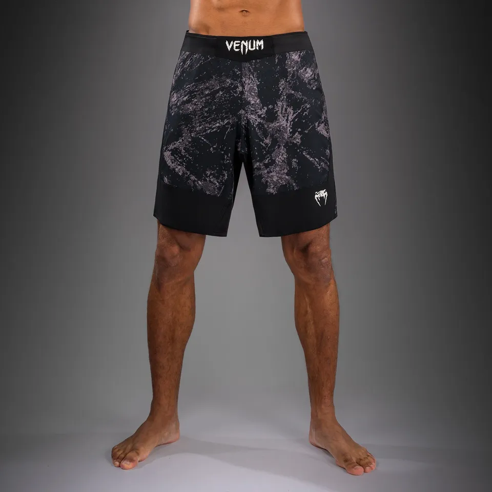 venum-rage-workout-fightshorts-schwarz-grau-herren-mma-bjj-shorts image 1