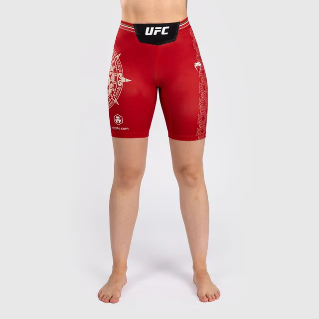 venum-noche-ufc-authentic-fight-night-vale-tudo-shorts-damen-lange-passform-rot image 1