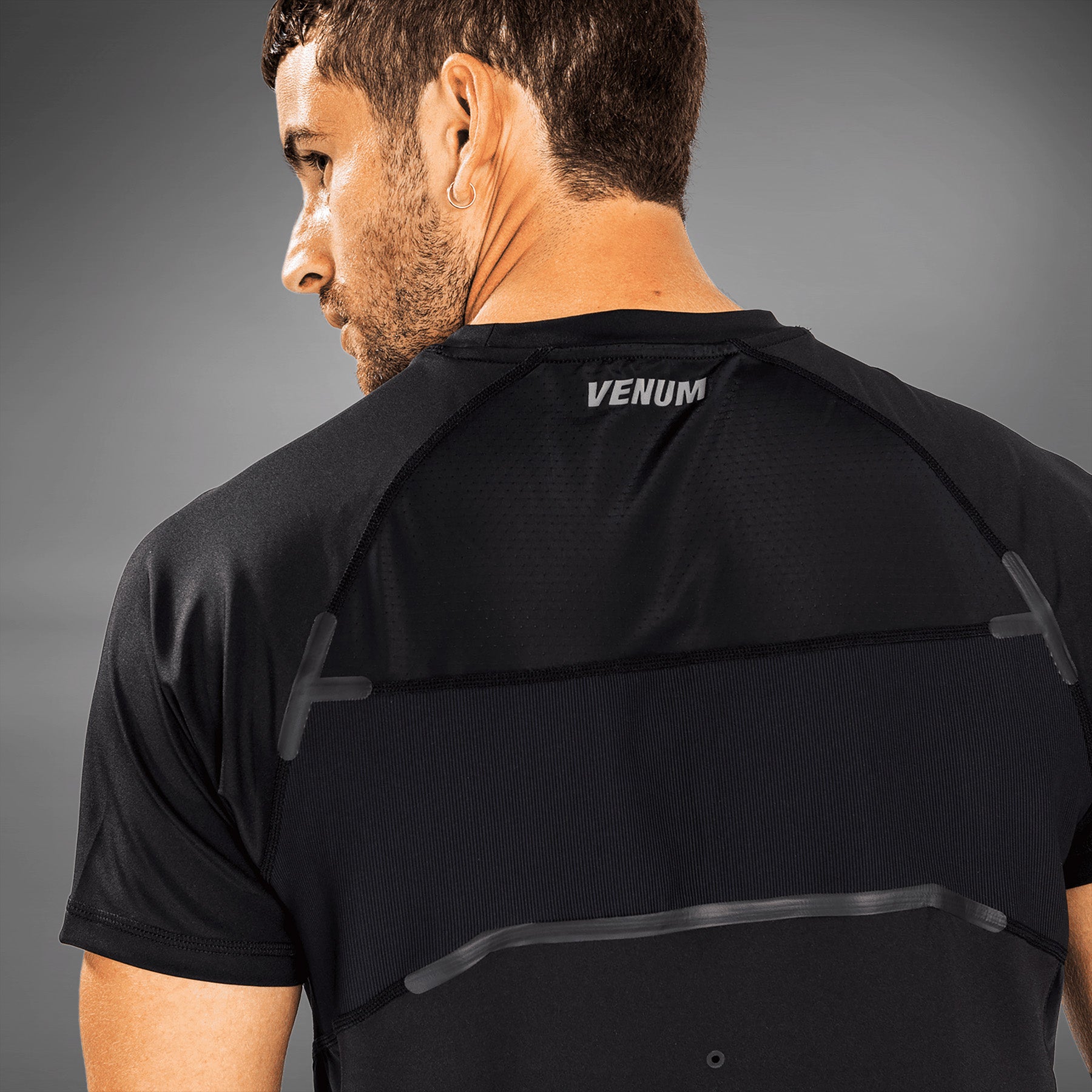 venum-g-fit-air-dry-tech-t-shirt-herren-schwarz image 4