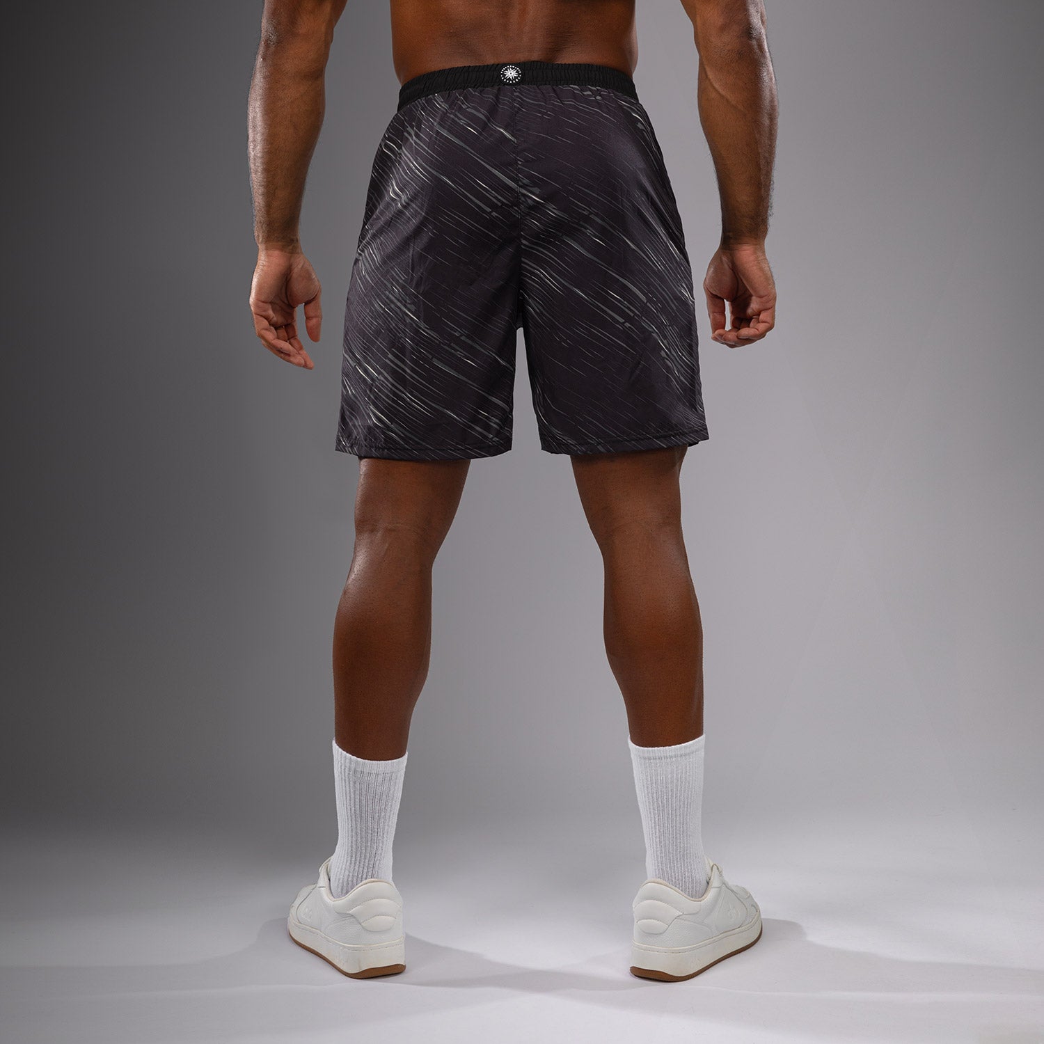 venum-rapid-trainingsshorts-herren-schwarz-sturmgrau image 3