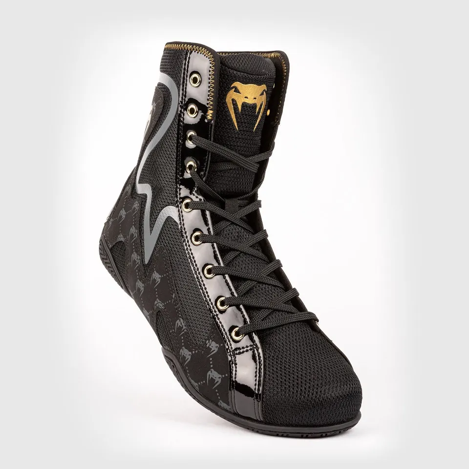 venum-elite-evo-monogram-boxschuhe-schwarz image 1