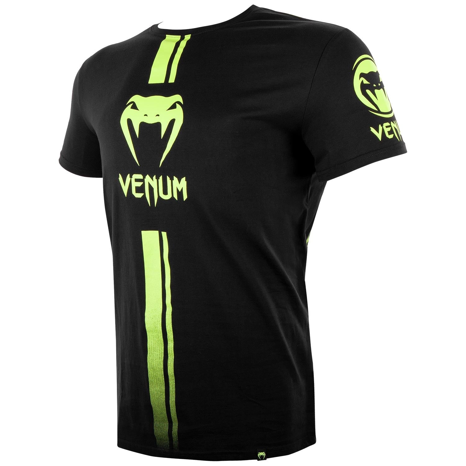 venum-logos-t-shirt-schwarz-neongelb image 2