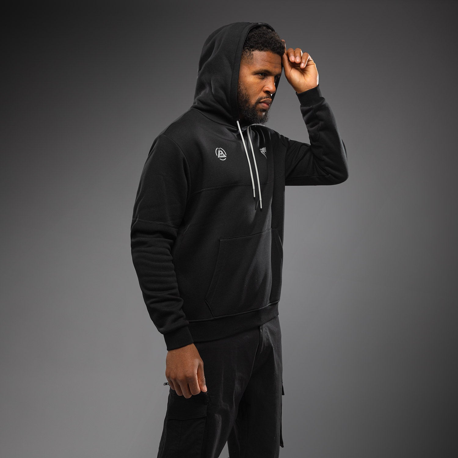 venum-x-polaris-kapuzenpullover-schwarz-grau image 5