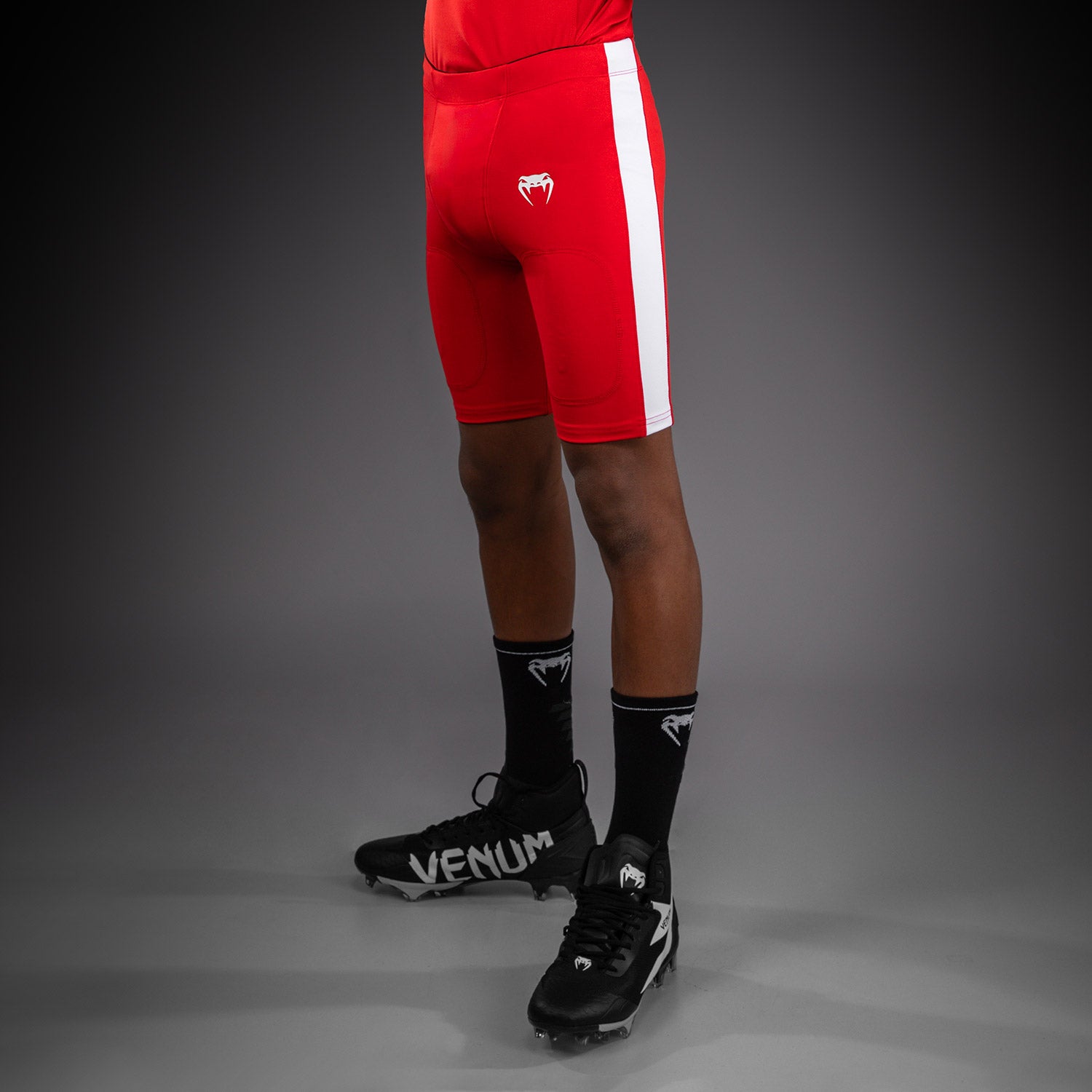venum-elite-fu-ball-kompressionsshorts-kinder-rot image 2