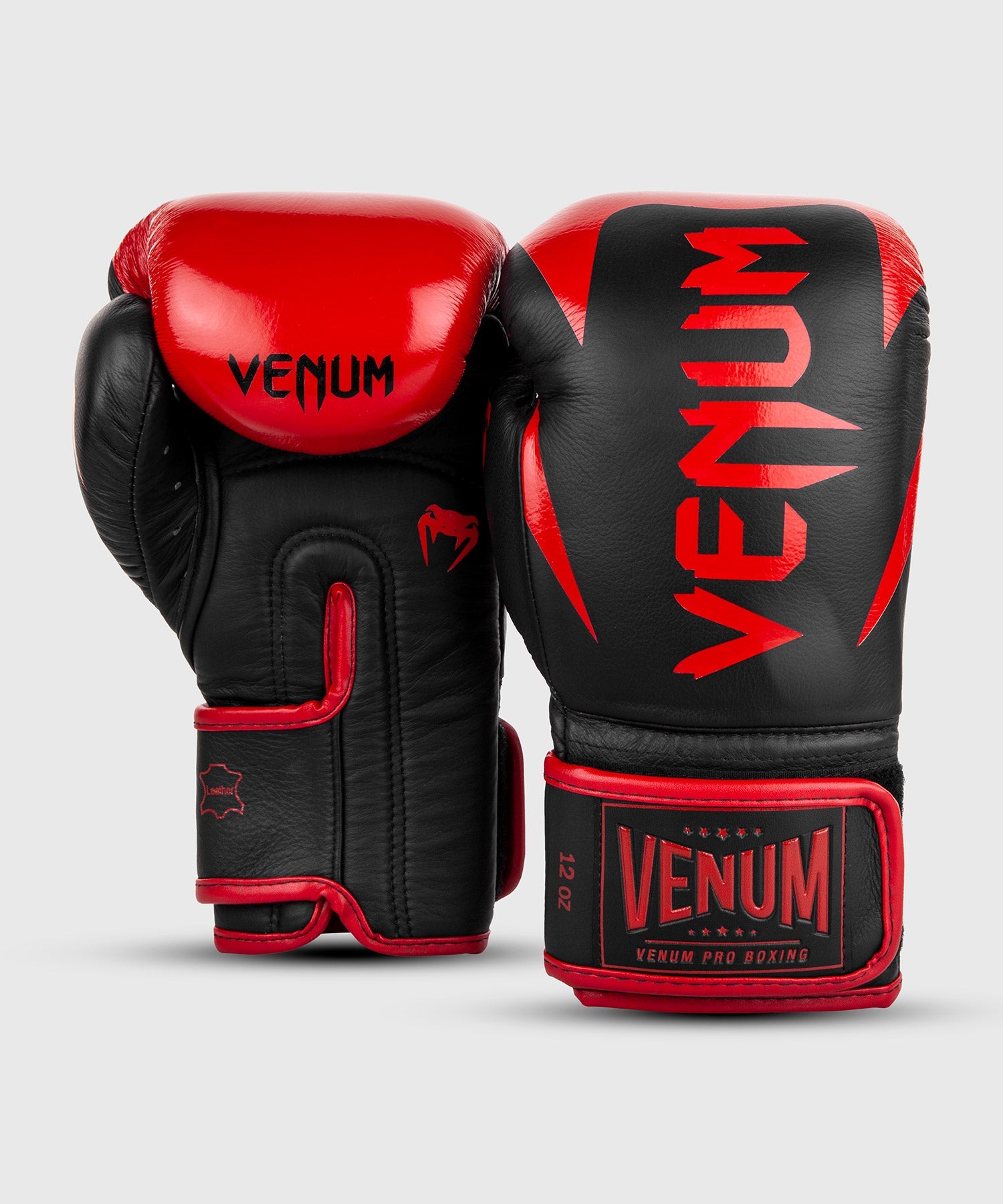 venum-hammer-professionelle-boxhandschuhe-mit-klettverschluss-schwarz-rot image 3