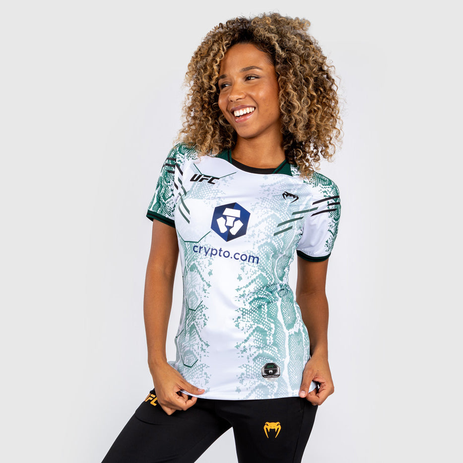 ufc-adrenaline-by-venum-walkout-trikot-damen-emerald-edition-wei-gr-n image 3