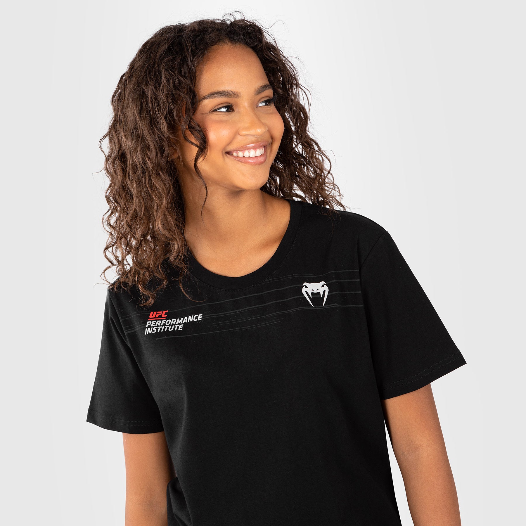 venum-ufc-performance-institute-2-0-damen-t-shirt-schwarz-rot image 3