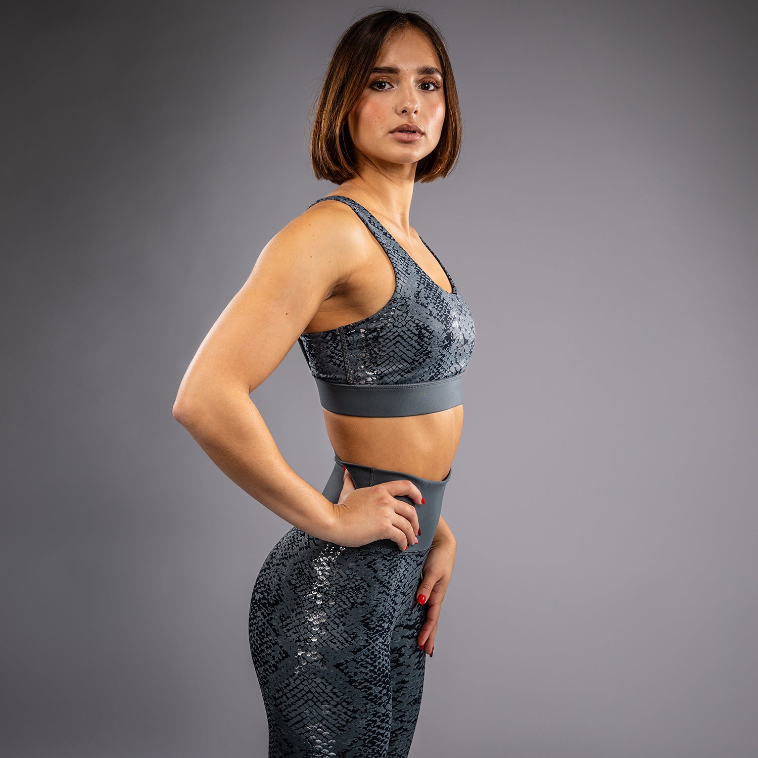 venum-amazonia-sport-bh-damen-dunkelgrau image 3
