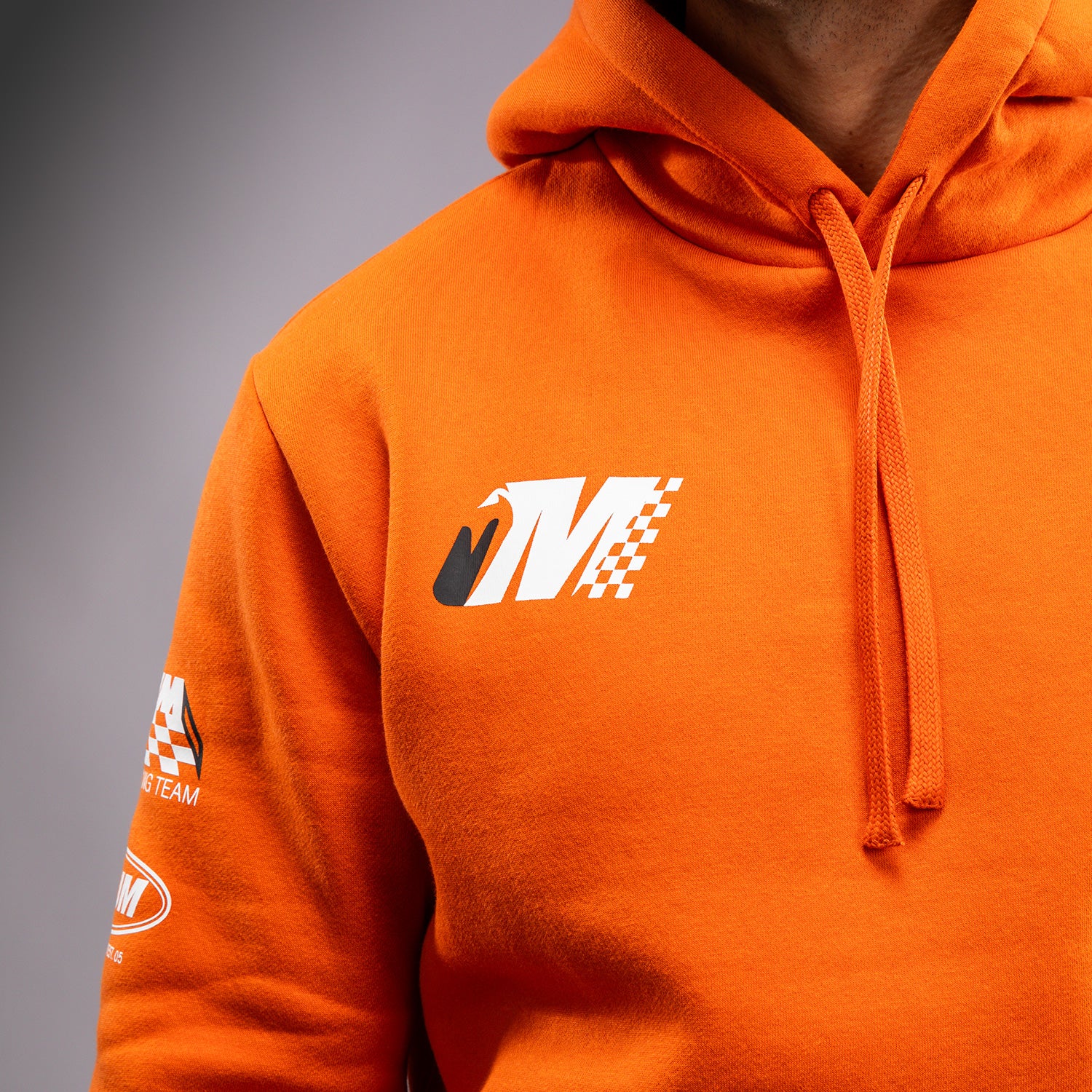 venum-motorsport-hoodie-tangerine-orange-herren image 6