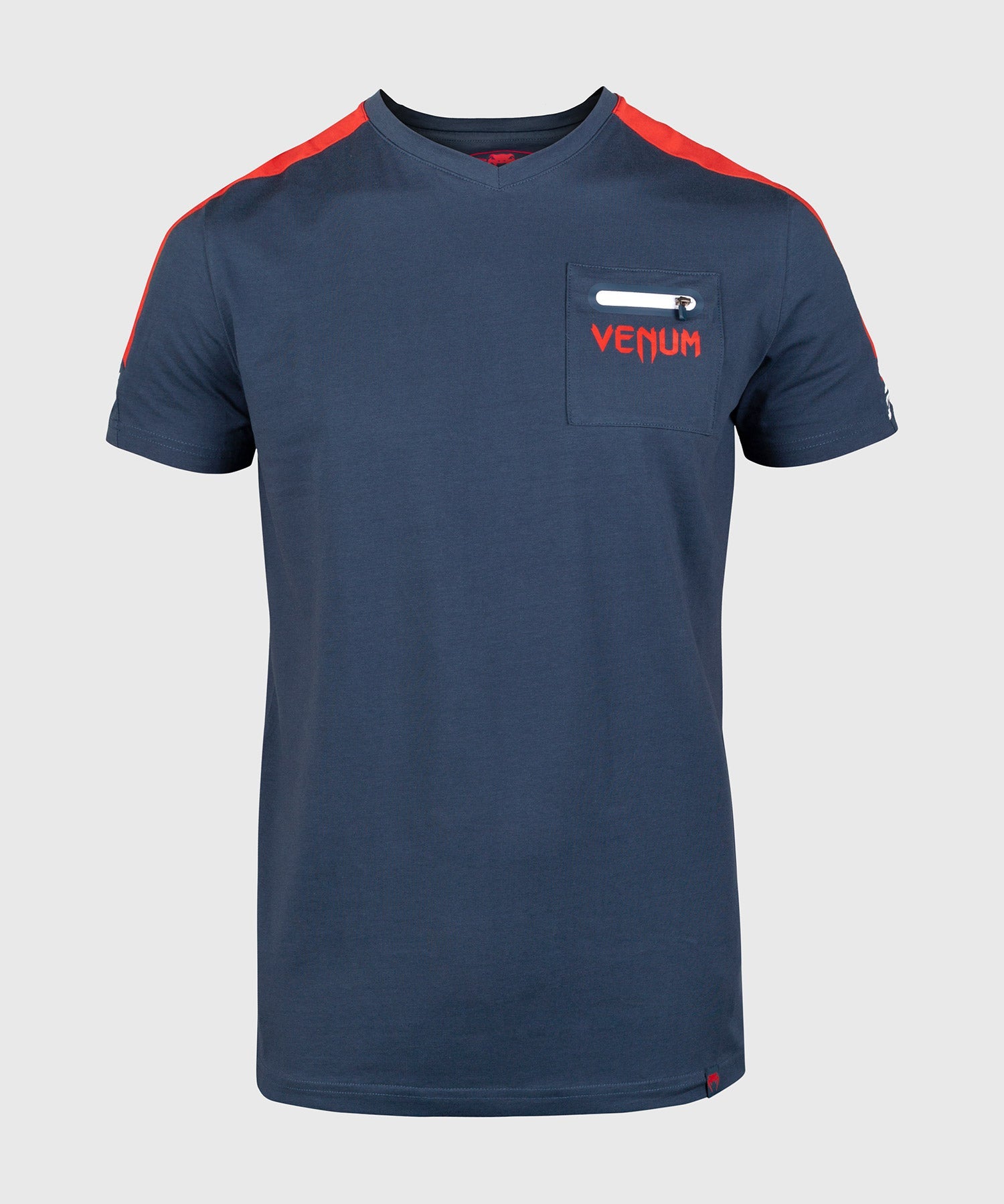 venum-cargo-t-shirt-dunkelblau-himbeere-wei image 1