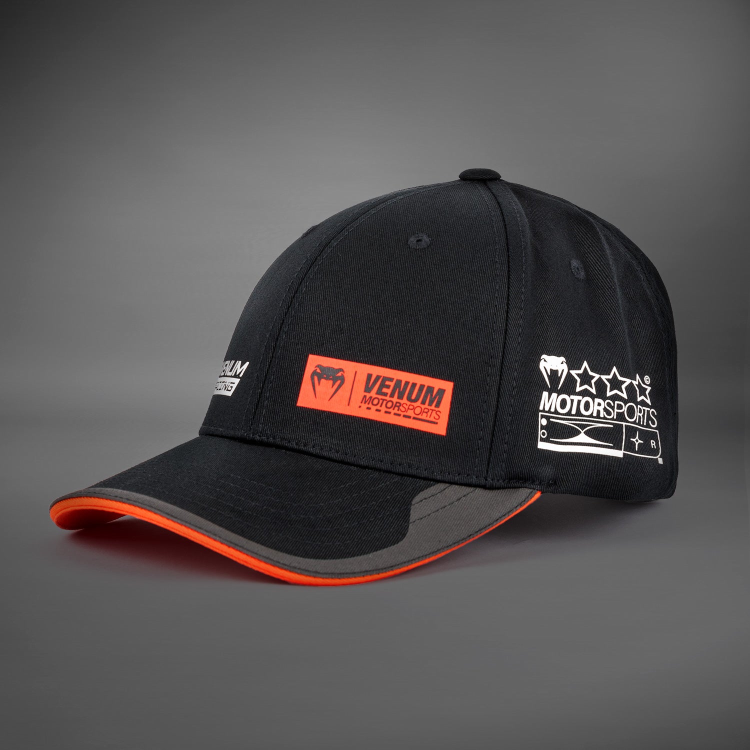 venum-motorsport-hut-tiefschwarz-snapback-cap image 1