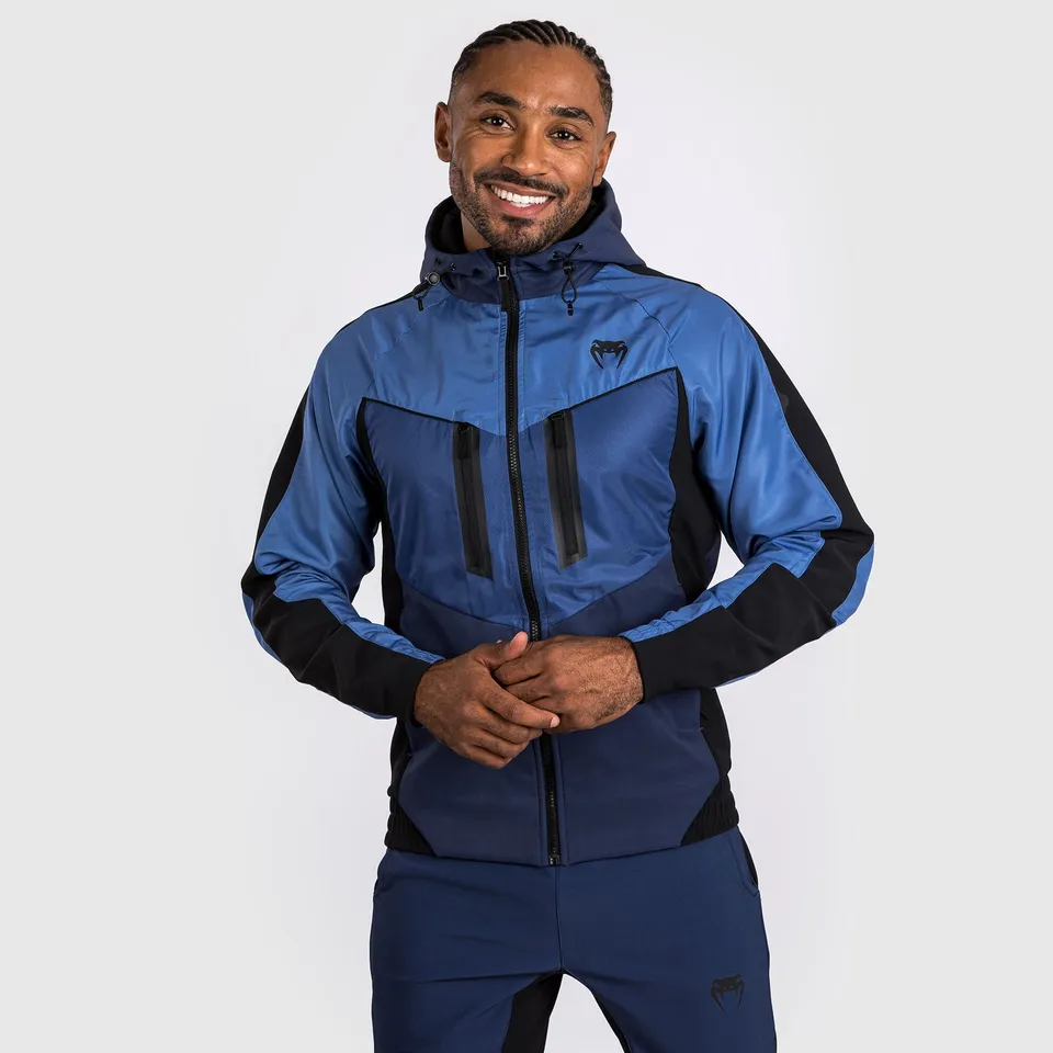 venum-laser-3-0-trainingsjacke-herren-schwarz-blau image 1