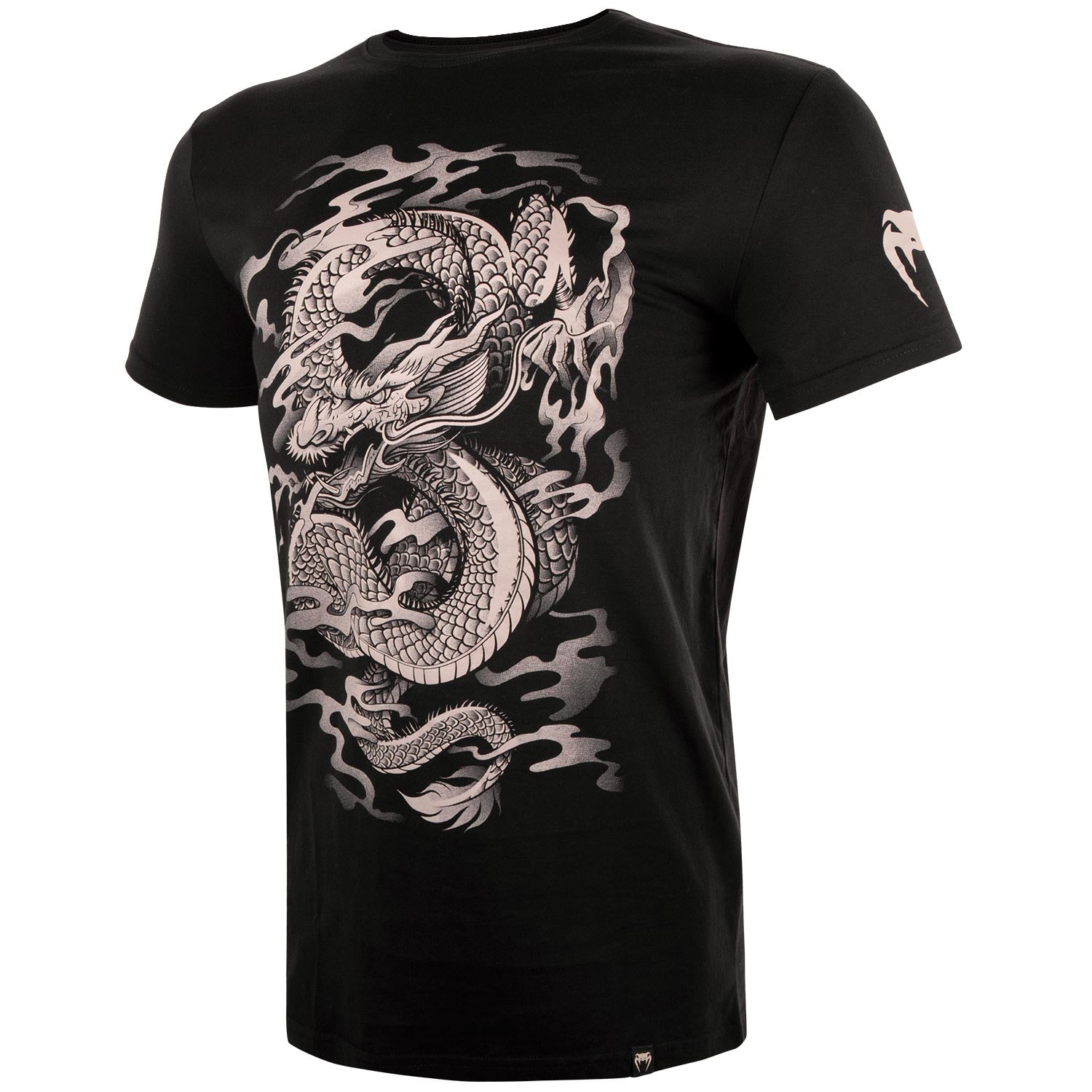 venum-dragon-s-flight-t-shirt-schwarz-sand-herren-fitness-shirt image 2