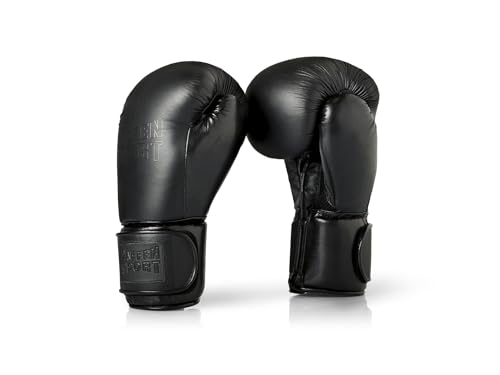 paffen-sport-black-logo-echtleder-boxhandschuhe-training-sparring-12-18-oz image 8