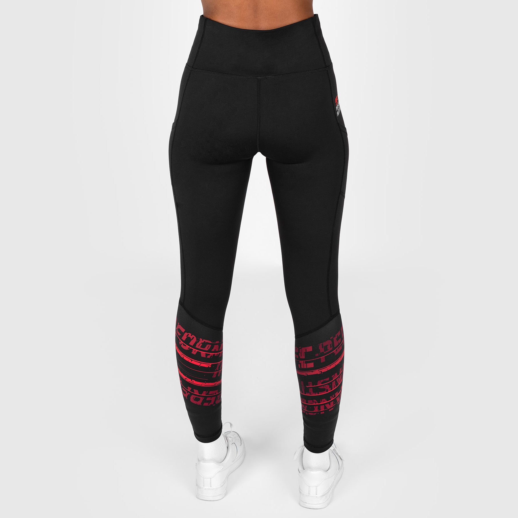 ufc-venum-performance-institute-2-0-performance-tight-damen-schwarz-rot image 6