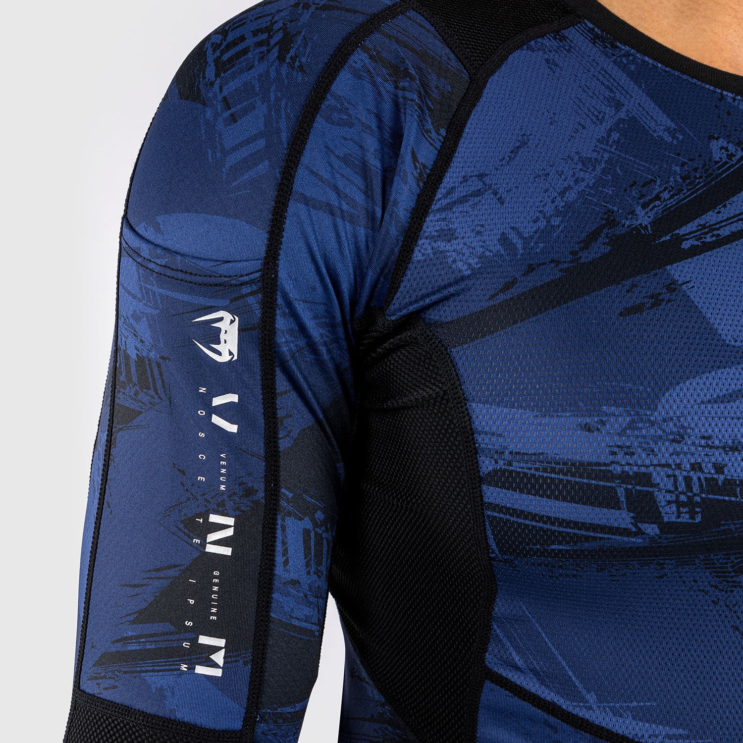 venum-electron-3-0-rashguard-langarm-herren-marineblau image 5