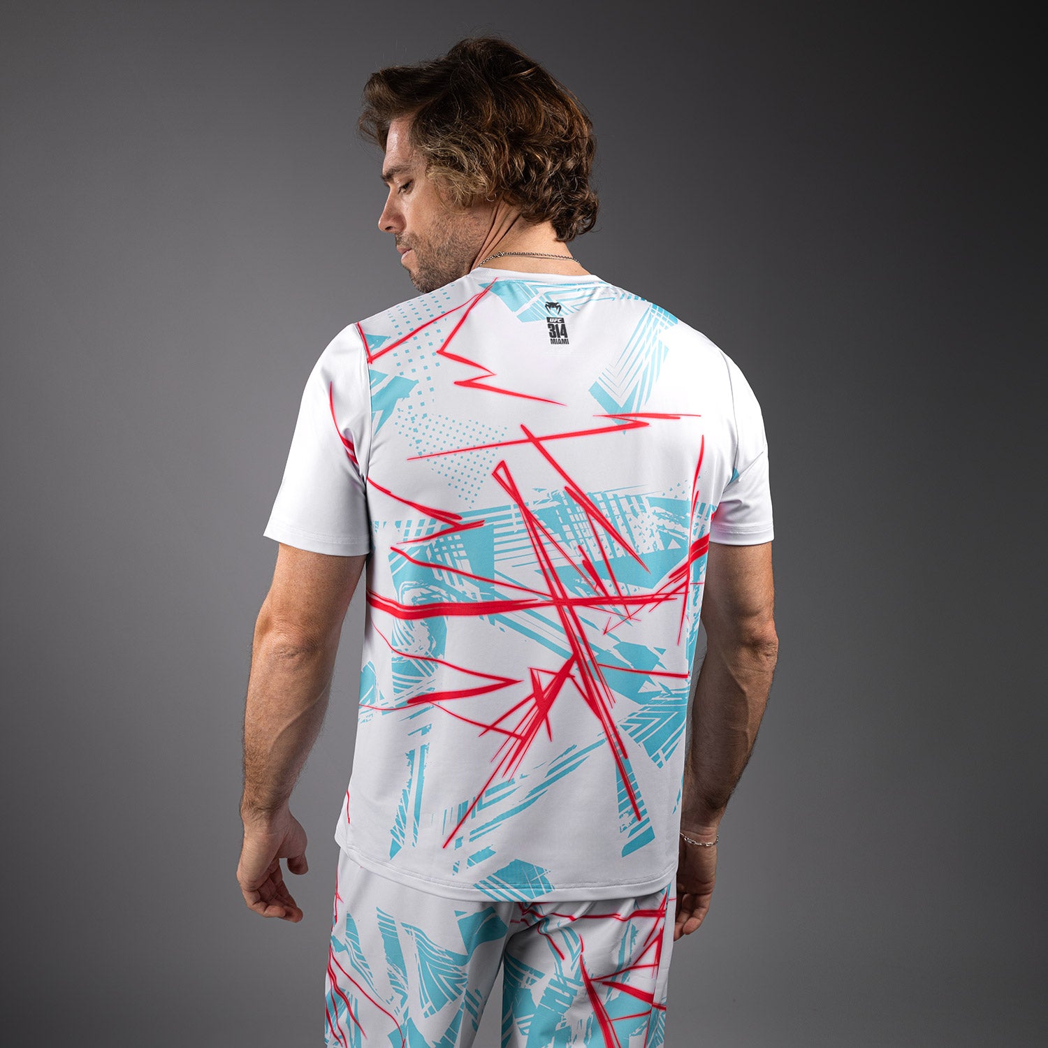 ufc-fusion-by-venum-miami-edition-fight-week-dry-tech-t-shirt-herren-wei image 3