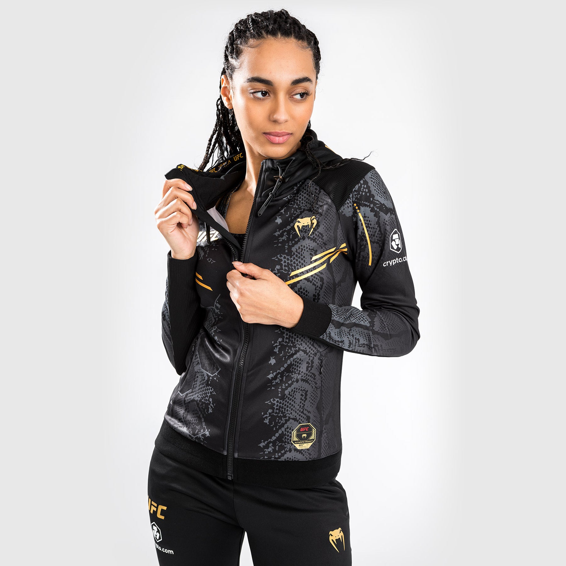 ufc-adrenaline-by-venum-authentic-fight-night-walkout-kapuzenpullover-damen-cham image 3