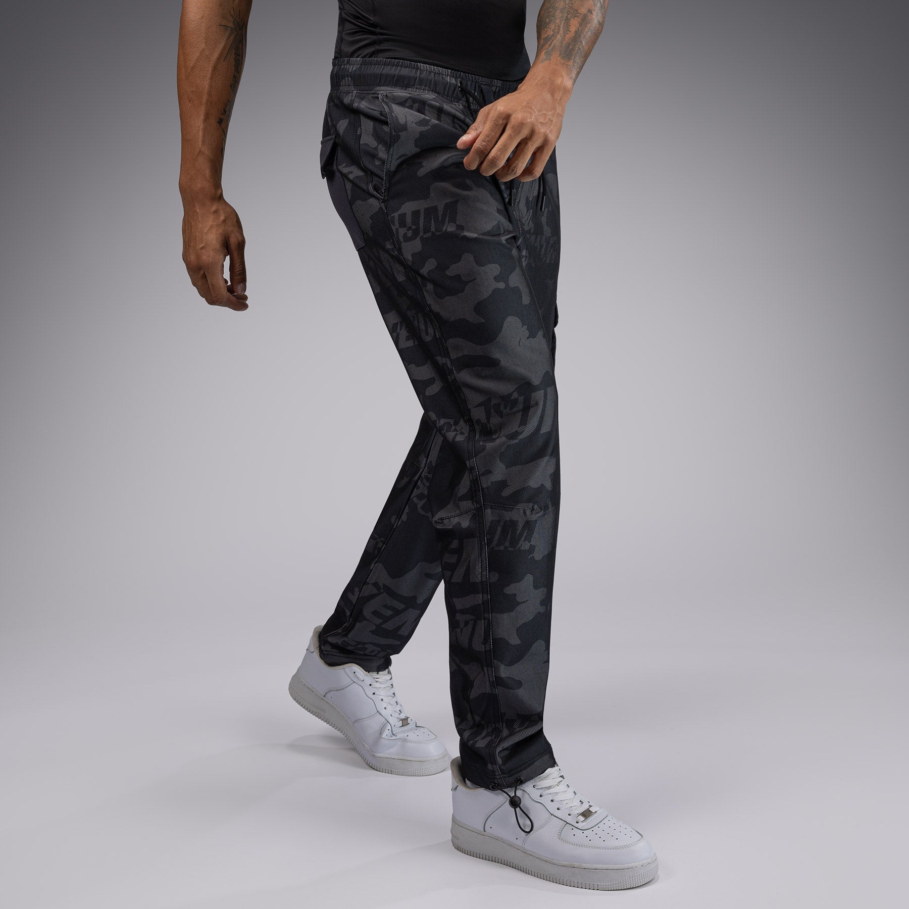 venum-trooper-herren-trainingshose-schwarz-grau image 5