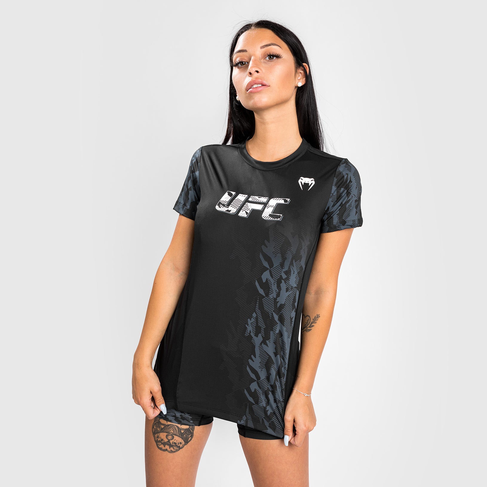 venum-ufc-authentic-fight-week-damen-performance-t-shirt-kurzarm-schwarz image 1