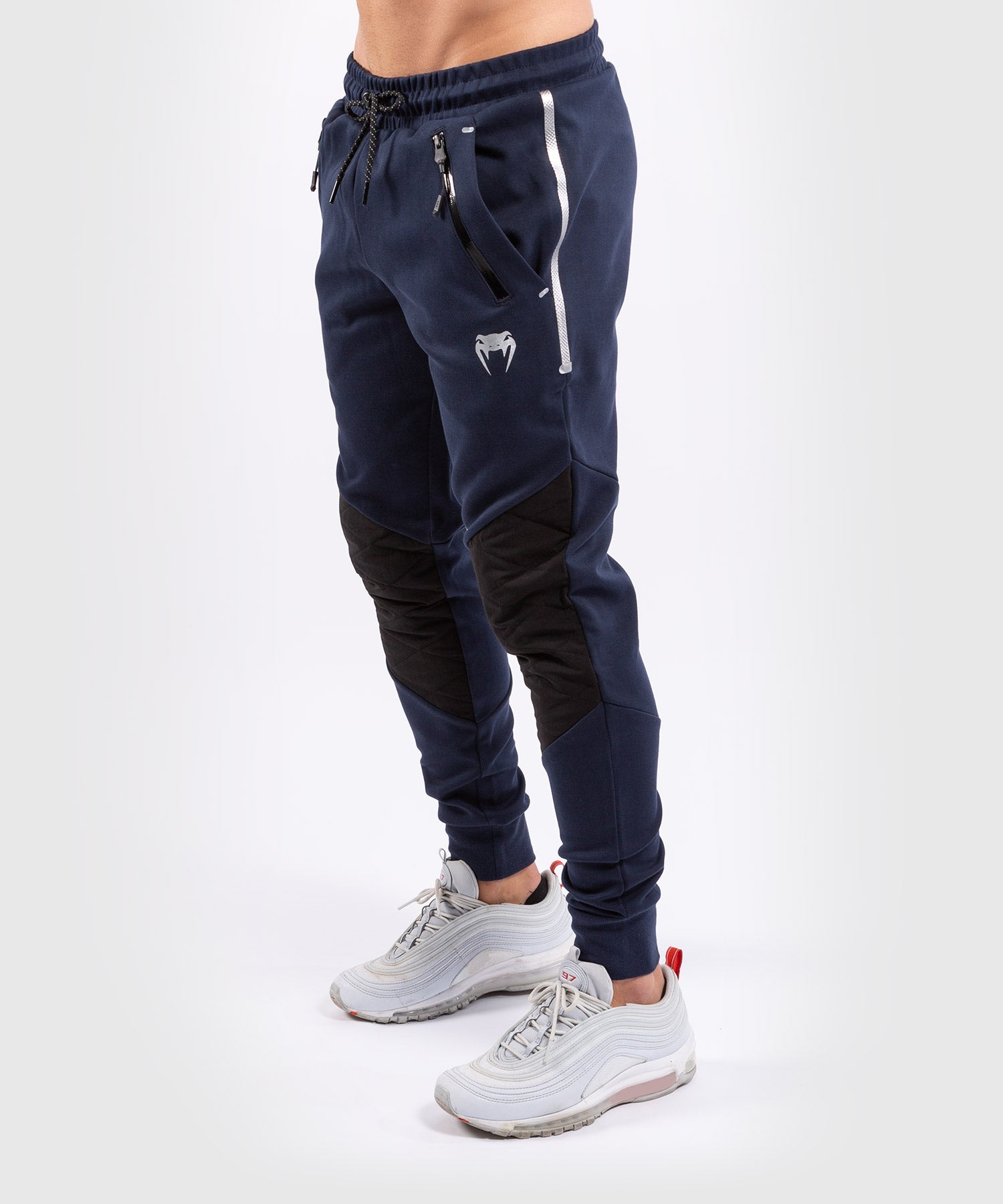 venum-laser-evo-jogginghose-navy-silver image 1