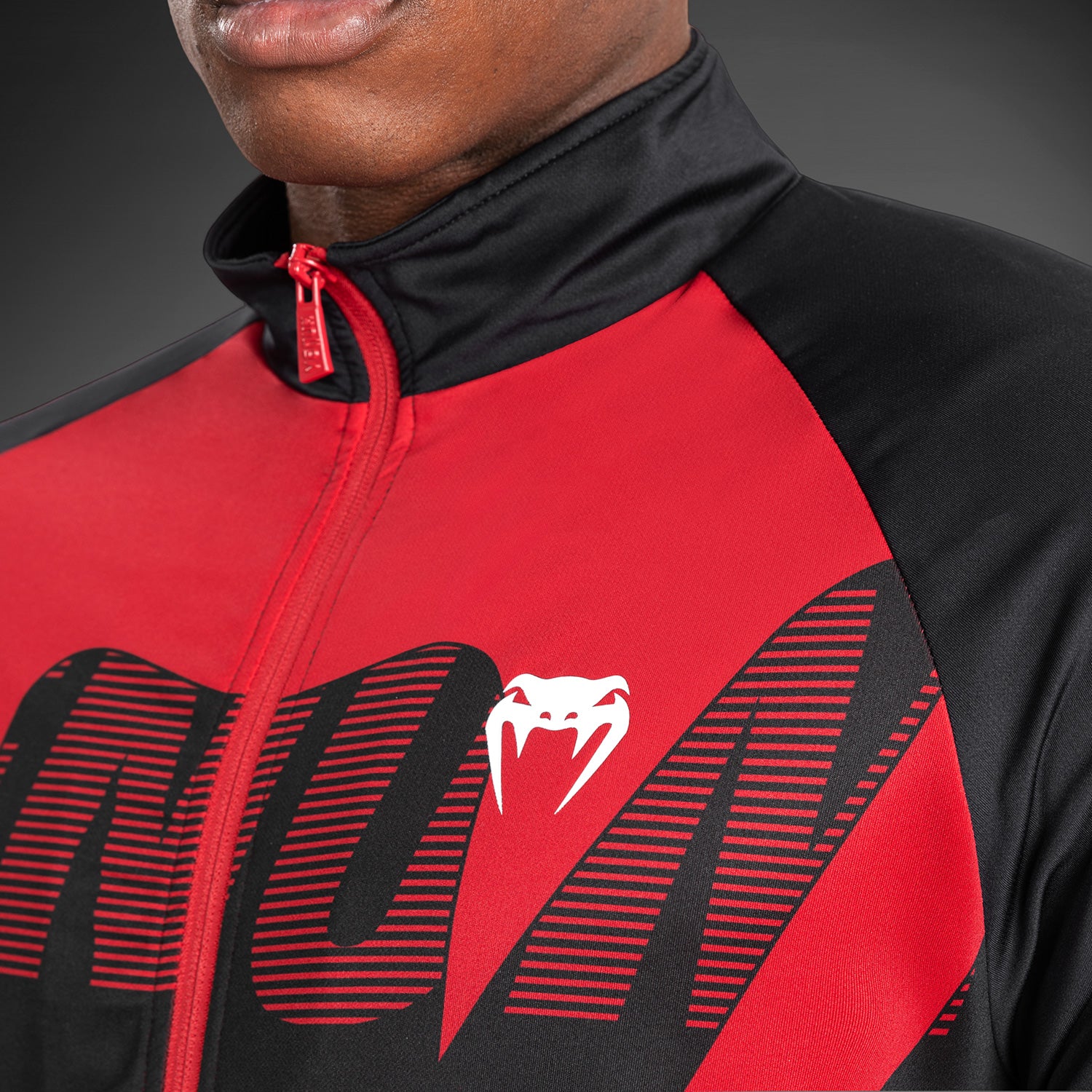 venum-adrenaline-herren-trainingsjacke-rot-schwarz image 6