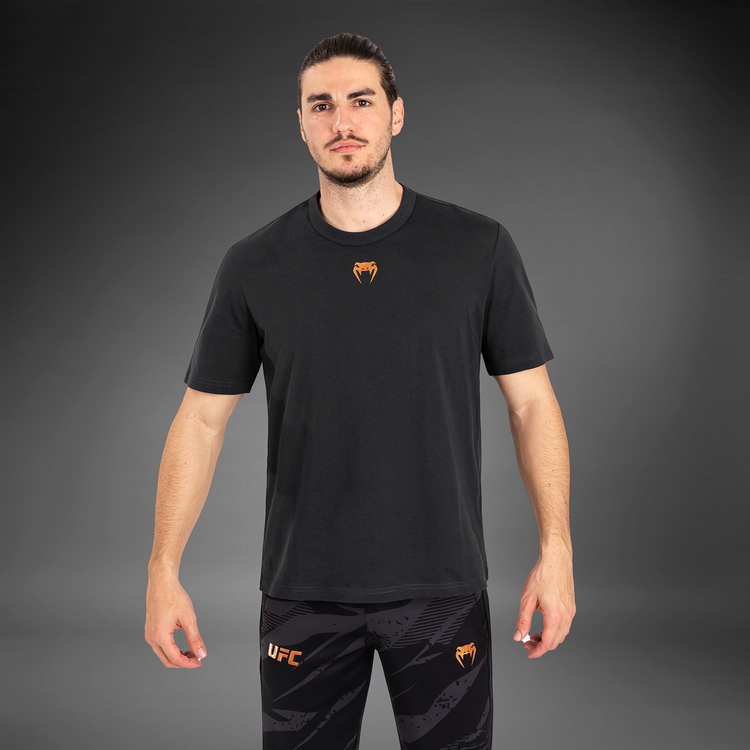 ufc-adrenaline-by-venum-fight-week-t-shirt-herren-kurzarm-charcoal-grey image 7
